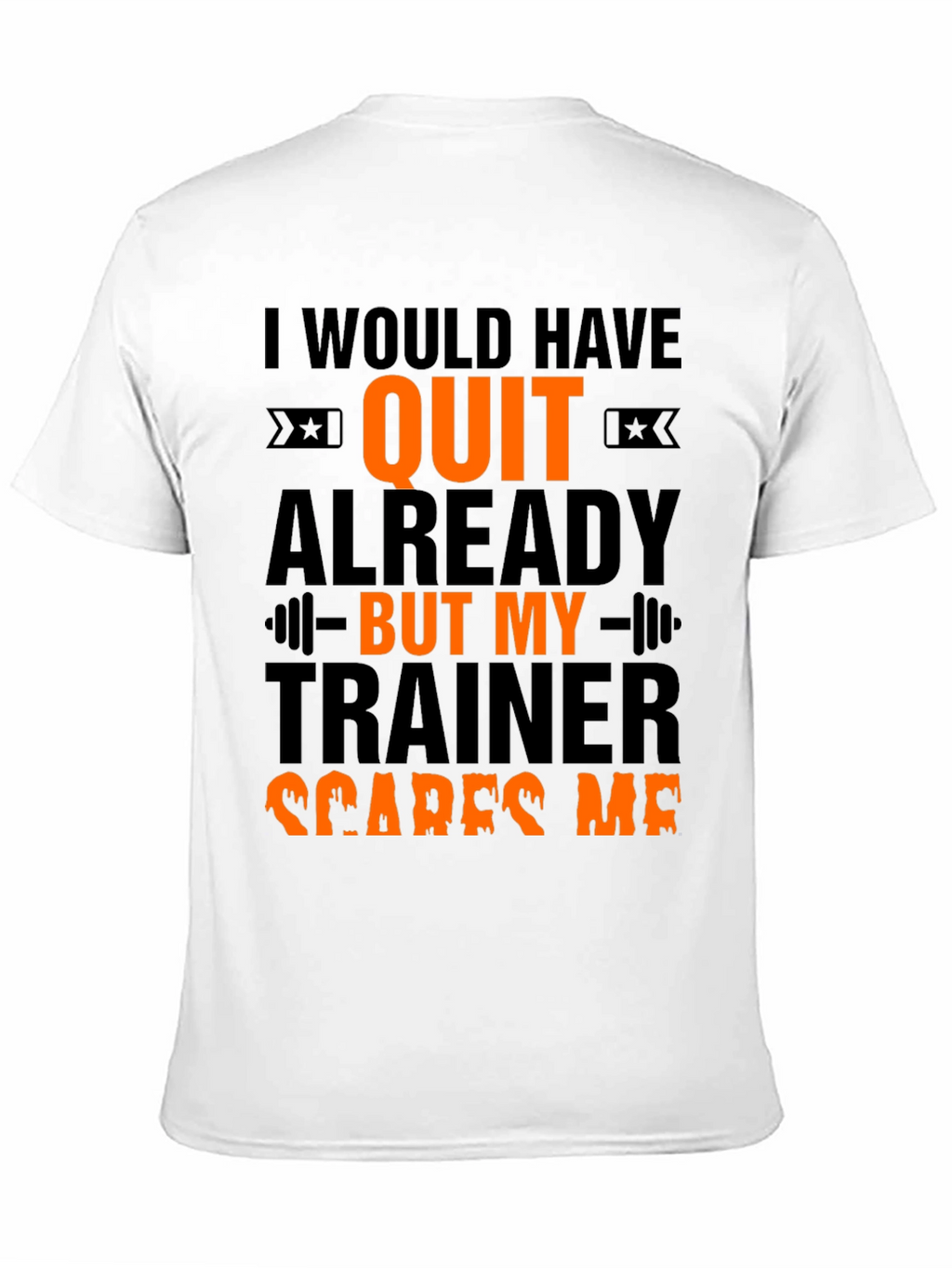 Camiseta Deportiva: Mi Entrenador Asusta