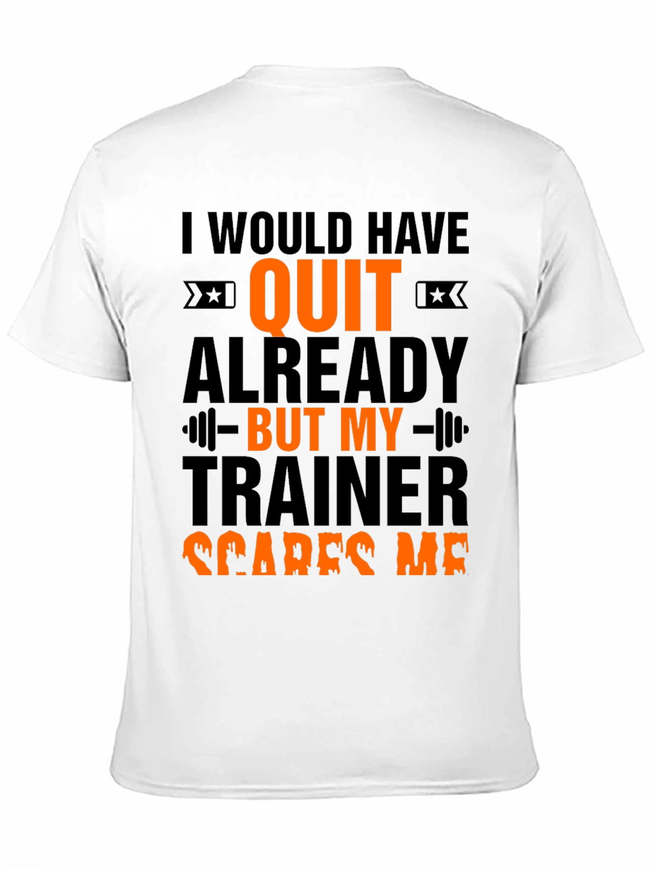 Camiseta Deportiva: Mi Entrenador Asusta