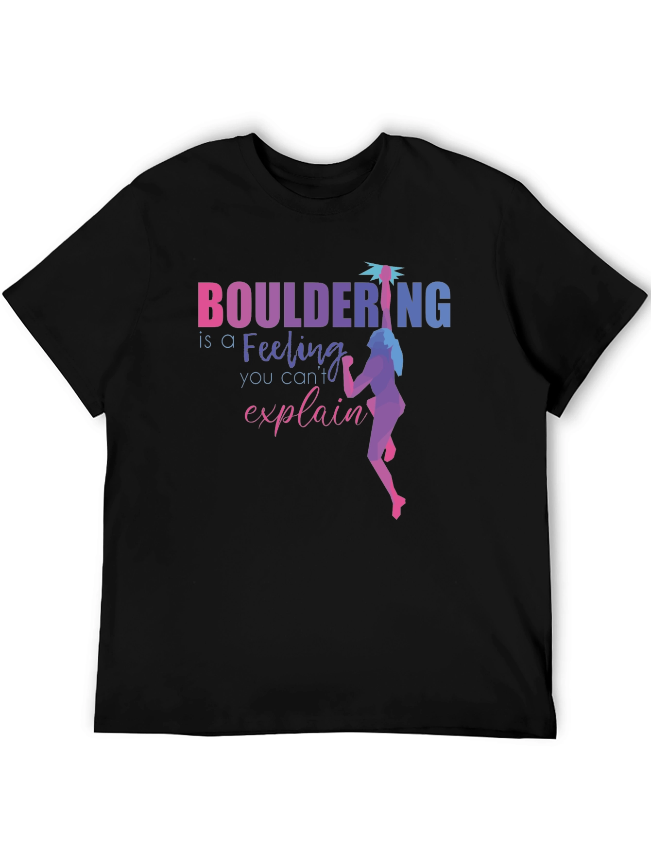 Camiseta Negra Bouldering: Una Sensación Inexplicable