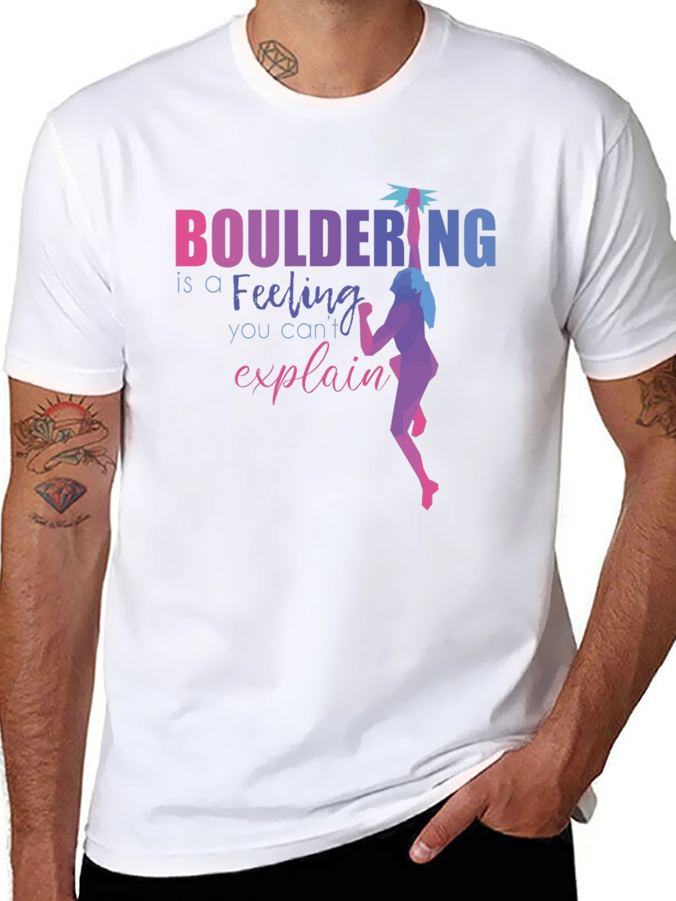 Camiseta Negra Bouldering: Una Sensación Inexplicable