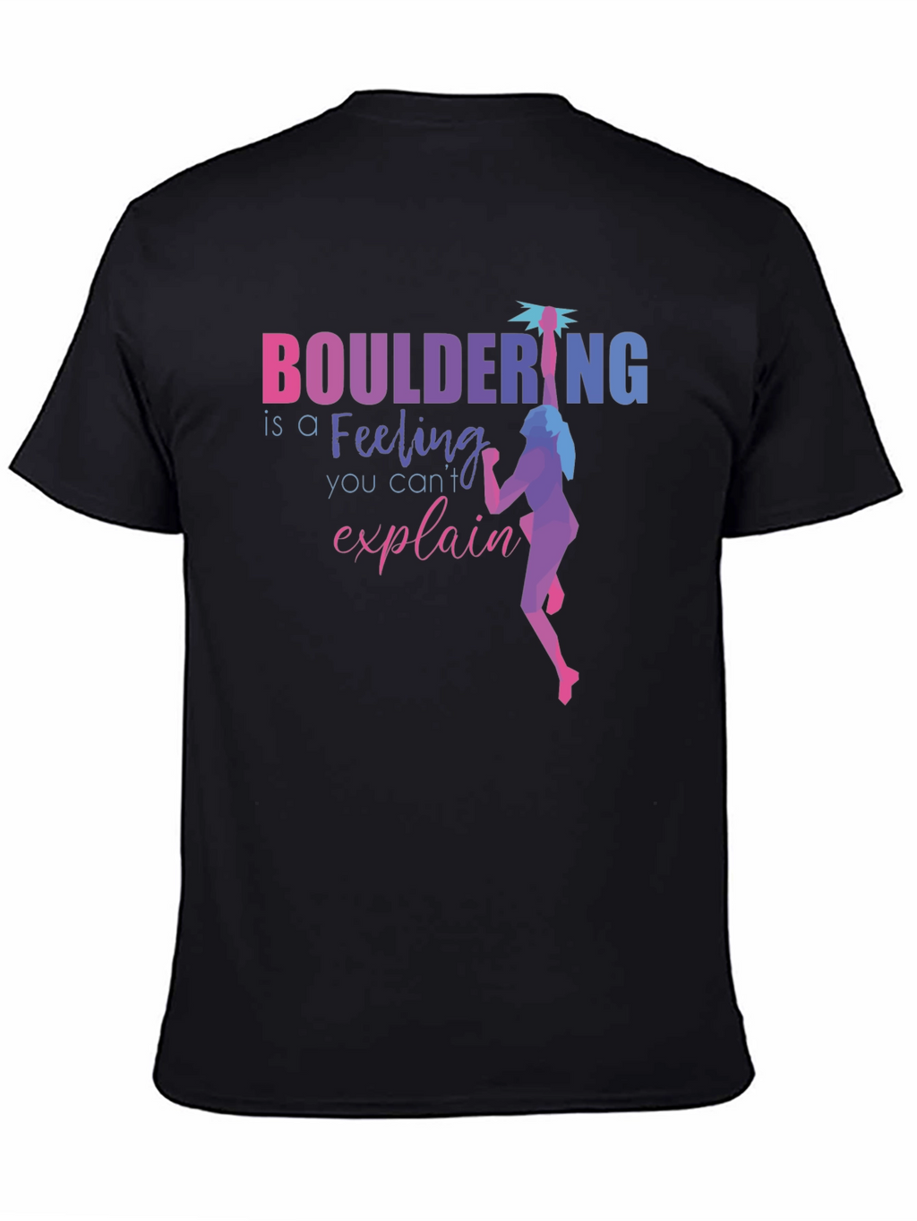 Camiseta Negra Bouldering: Una Sensación Inexplicable