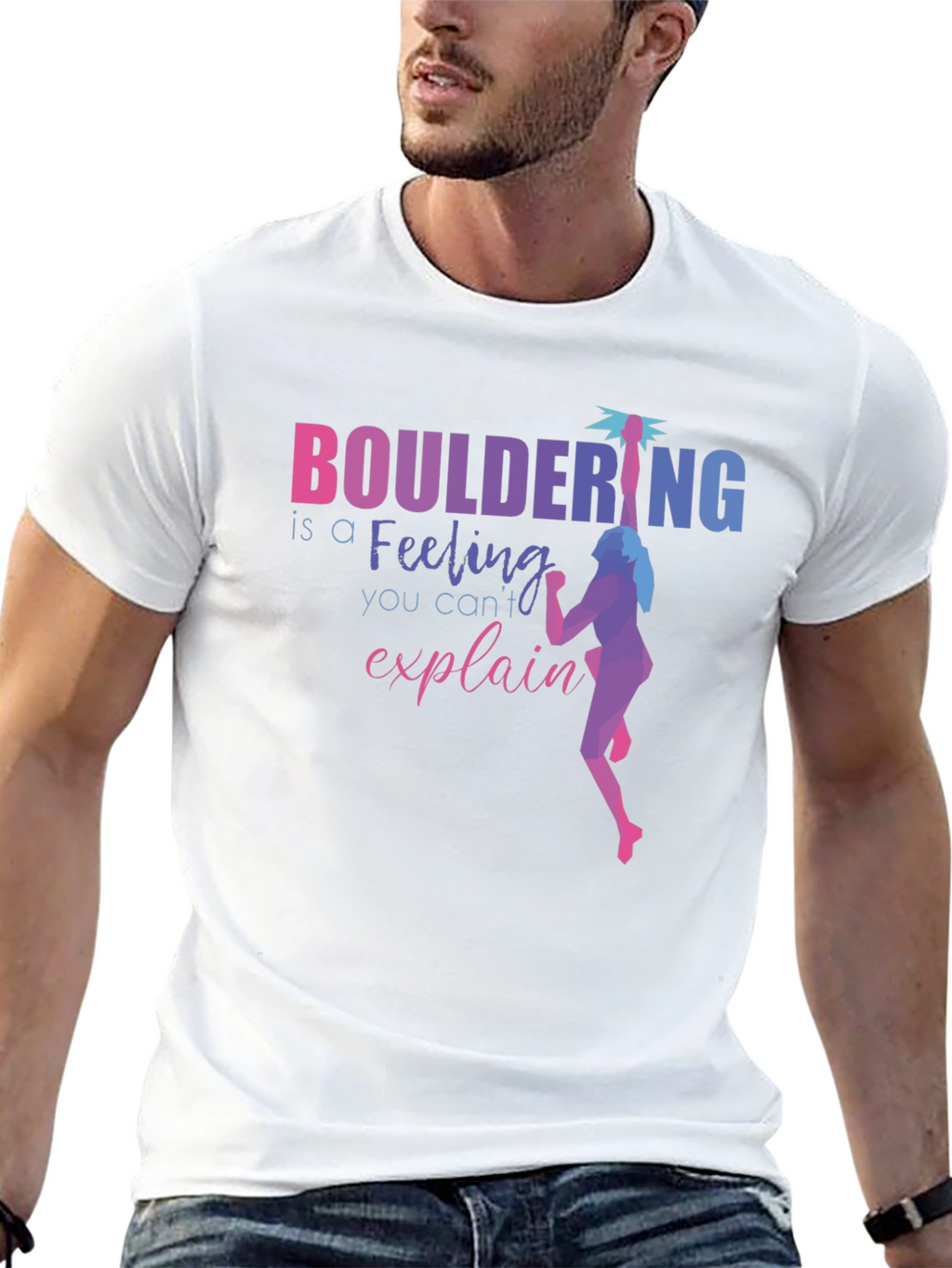 Camiseta Negra Bouldering: Una Sensación Inexplicable