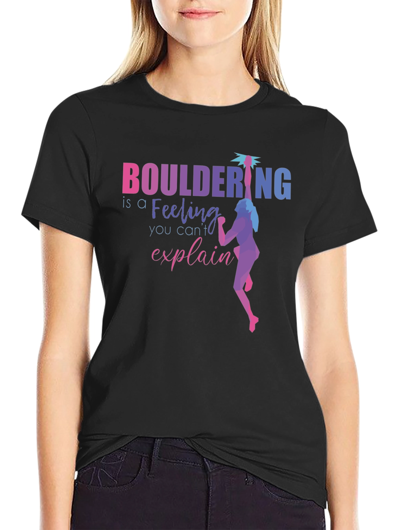 Camiseta Negra Bouldering: Una Sensación Inexplicable