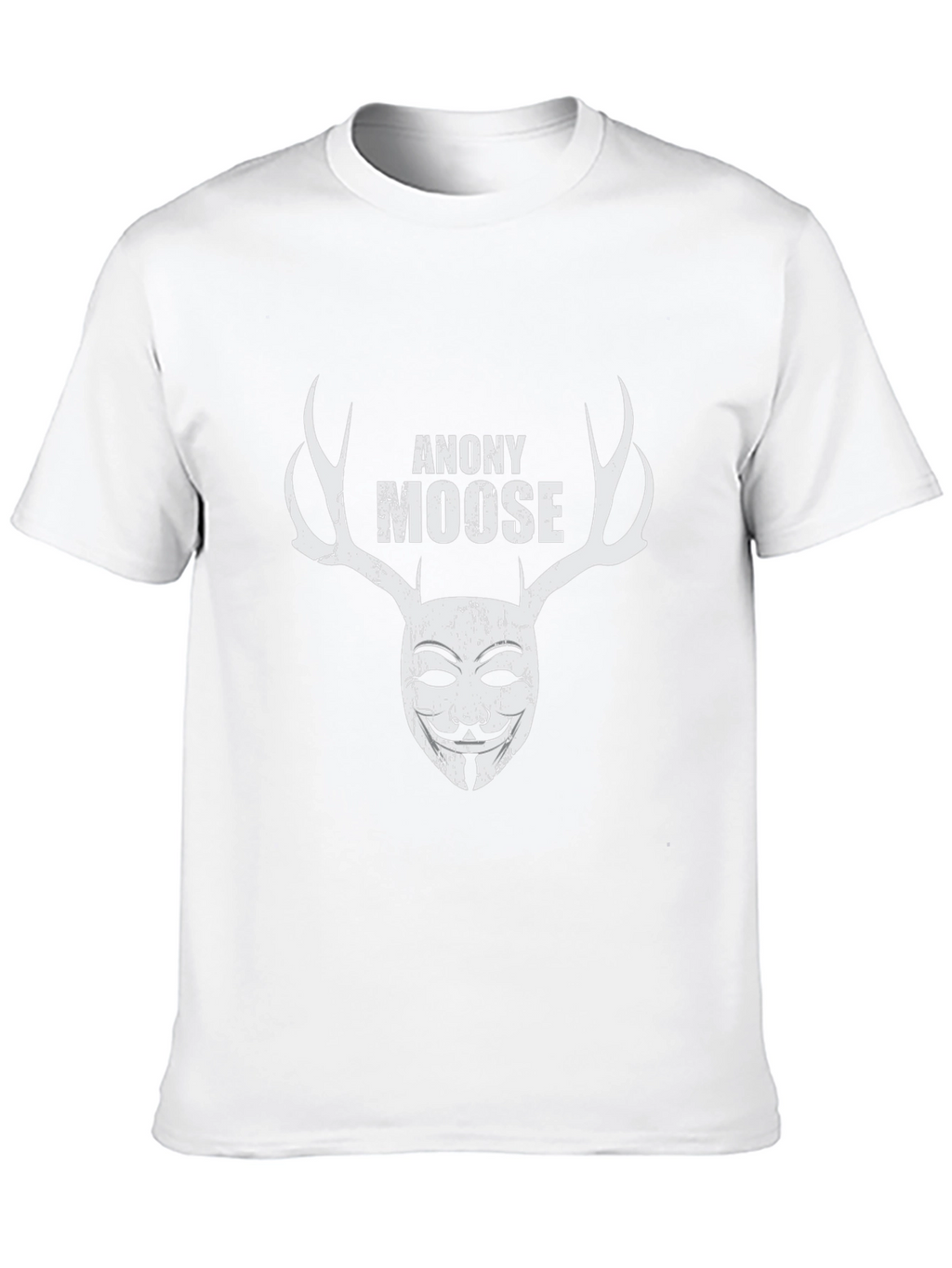 Camiseta Negra Anony Moose - Estilo Único