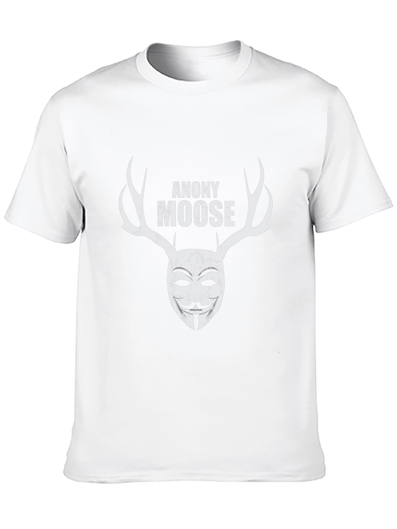 Camiseta Negra Anony Moose - Estilo Único