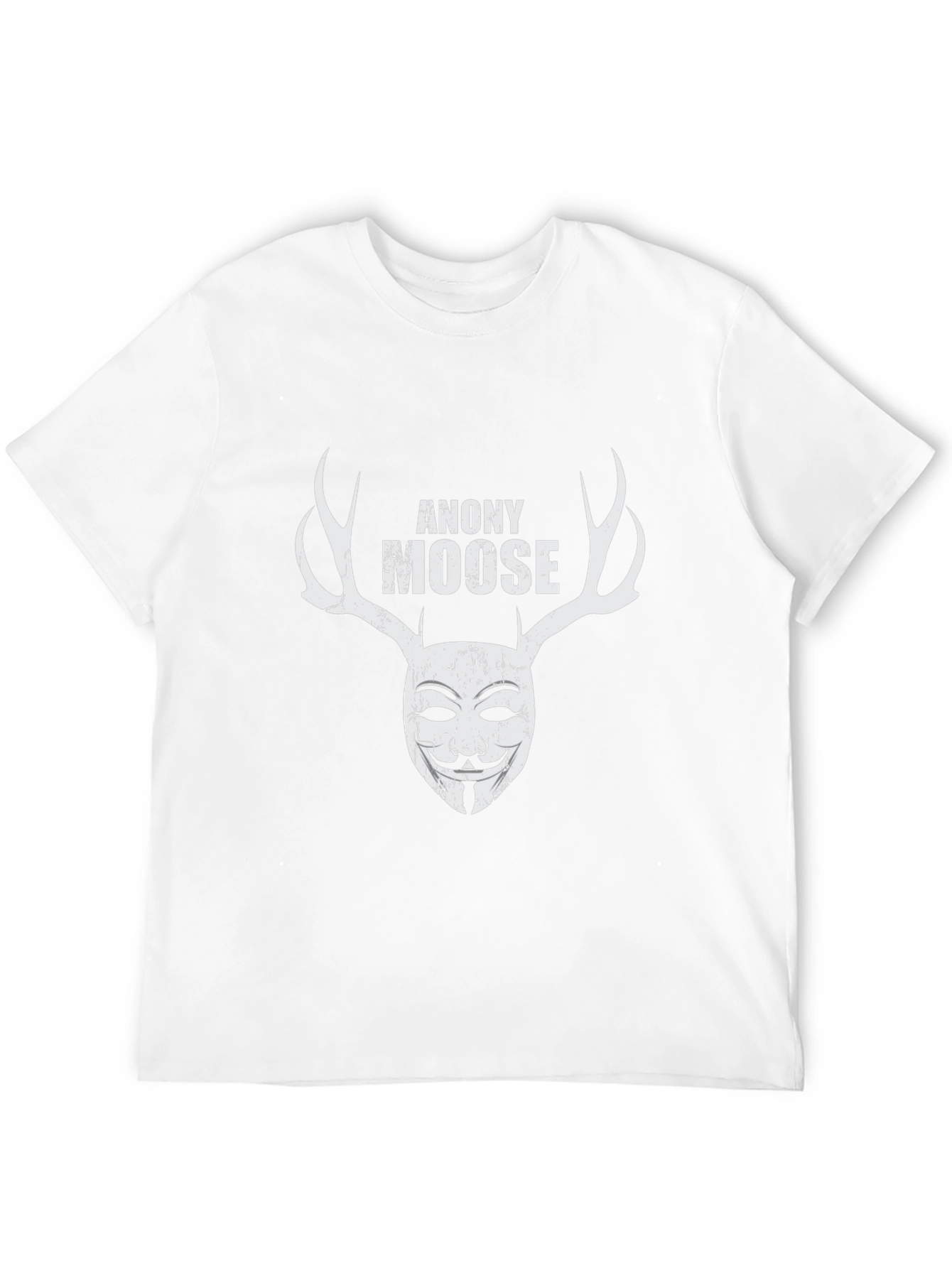Camiseta Negra Anony Moose - Estilo Único