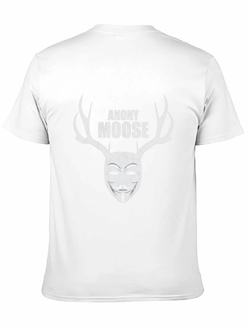 Camiseta Negra Anony Moose - Estilo Único