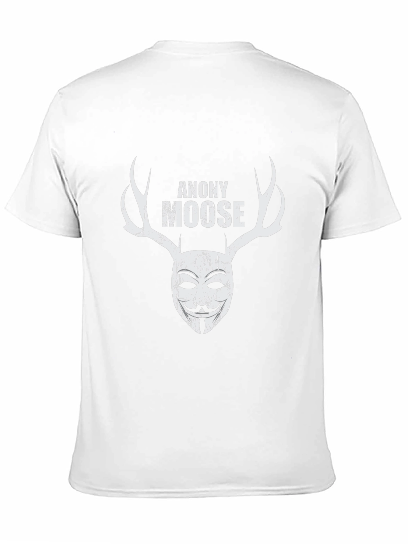 Camiseta Negra Anony Moose - Estilo Único