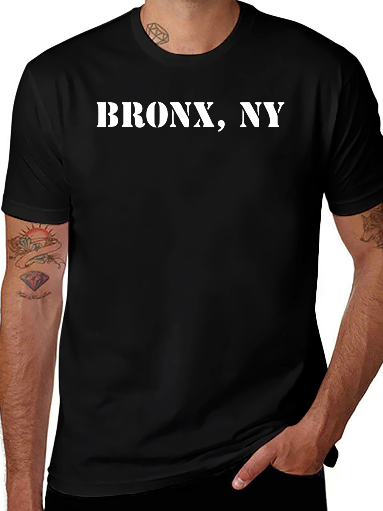 Camiseta Hombre Bronx NY - Estilo Casual
