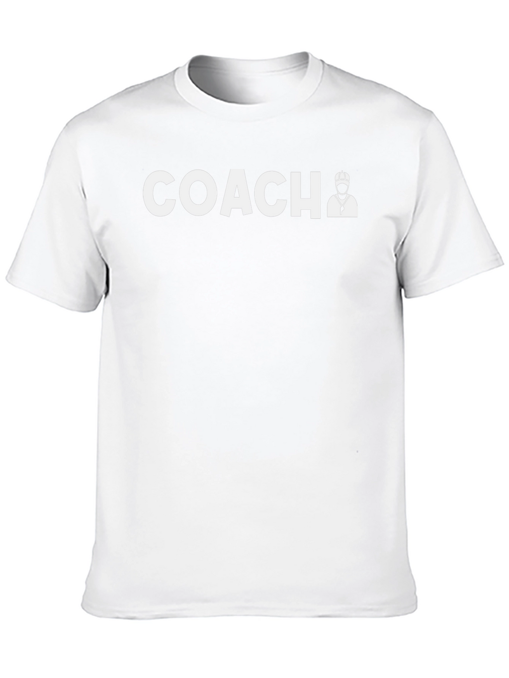 Camiseta Coach Negra Diseño Entrenador