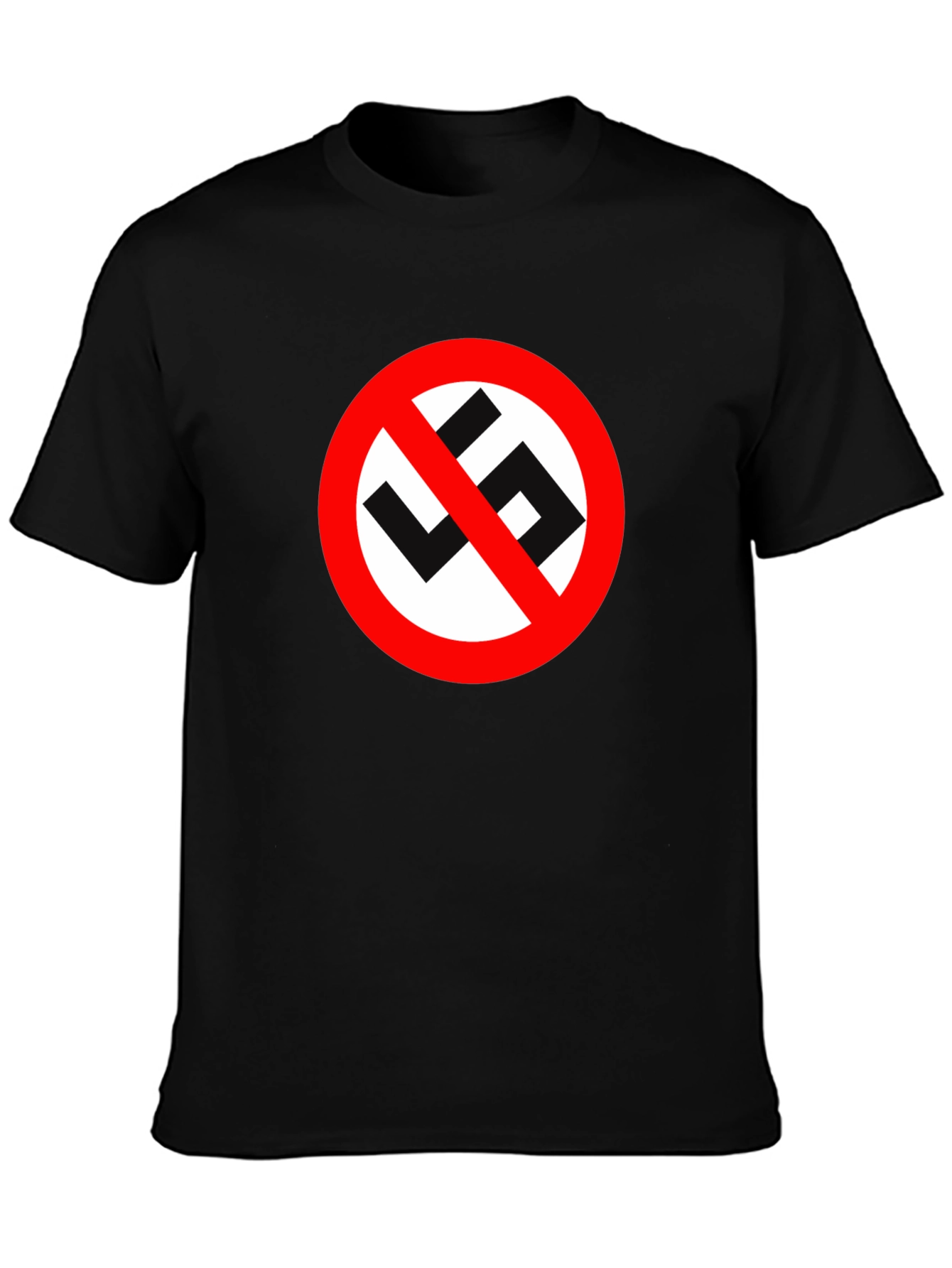 Camiseta Negra Anti-Nazismo: Estilo y Conciencia