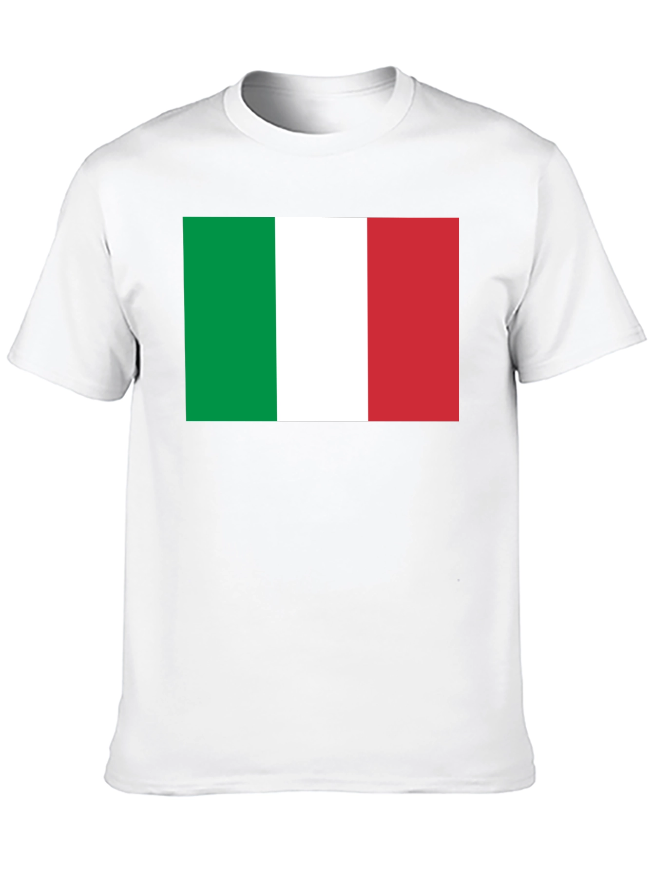 Camiseta Italia Bandera Diseño Algodón