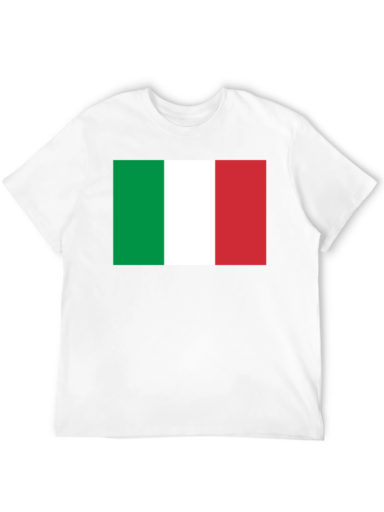 Camiseta Italia Bandera Diseño Algodón