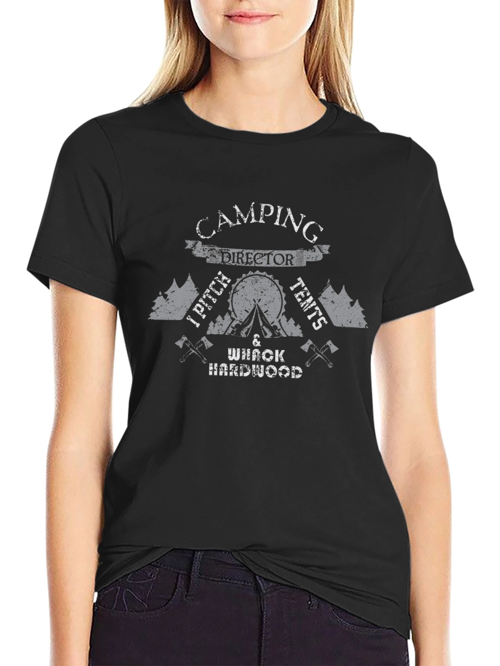 Camiseta Negra Camping Director