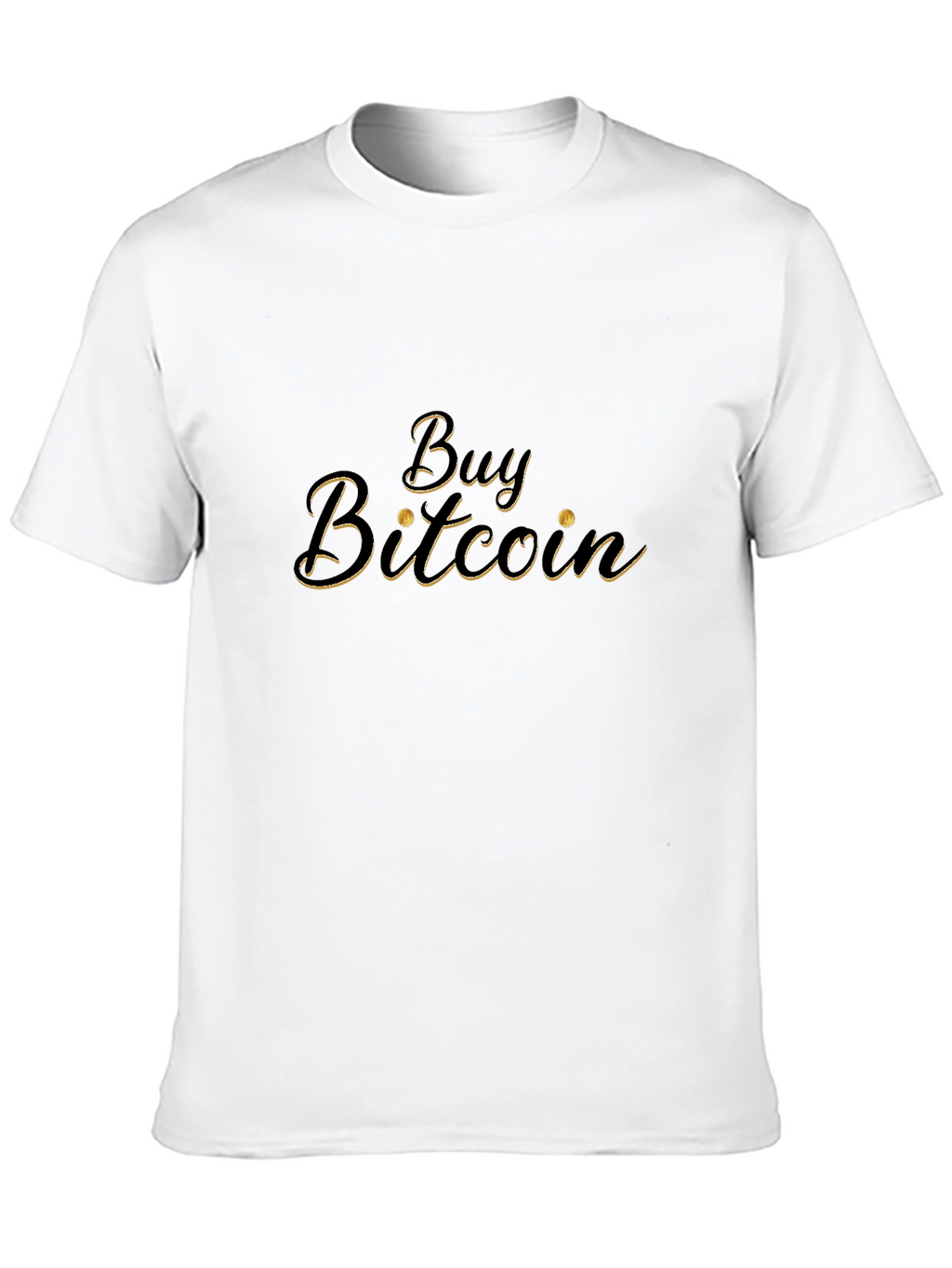 Camiseta Negra con Diseño Buy Bitcoin