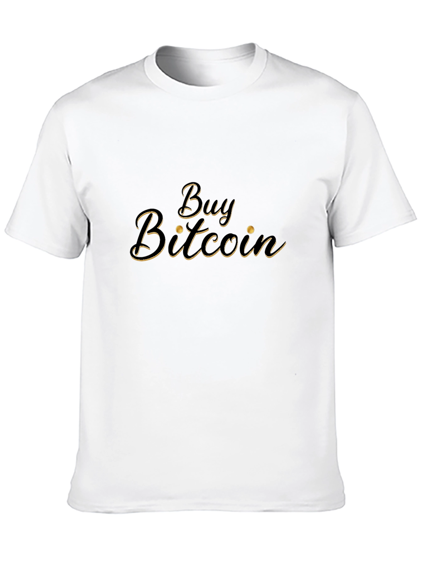 Camiseta Negra con Diseño Buy Bitcoin