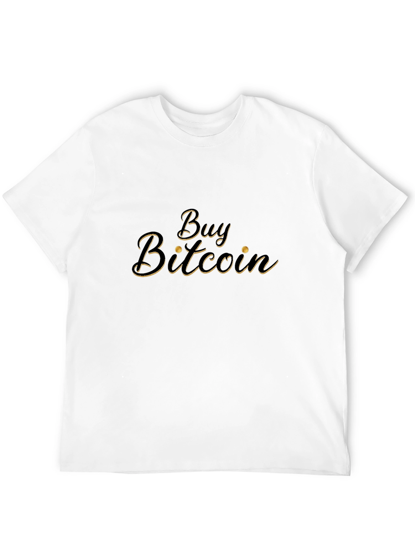 Camiseta Negra con Diseño Buy Bitcoin