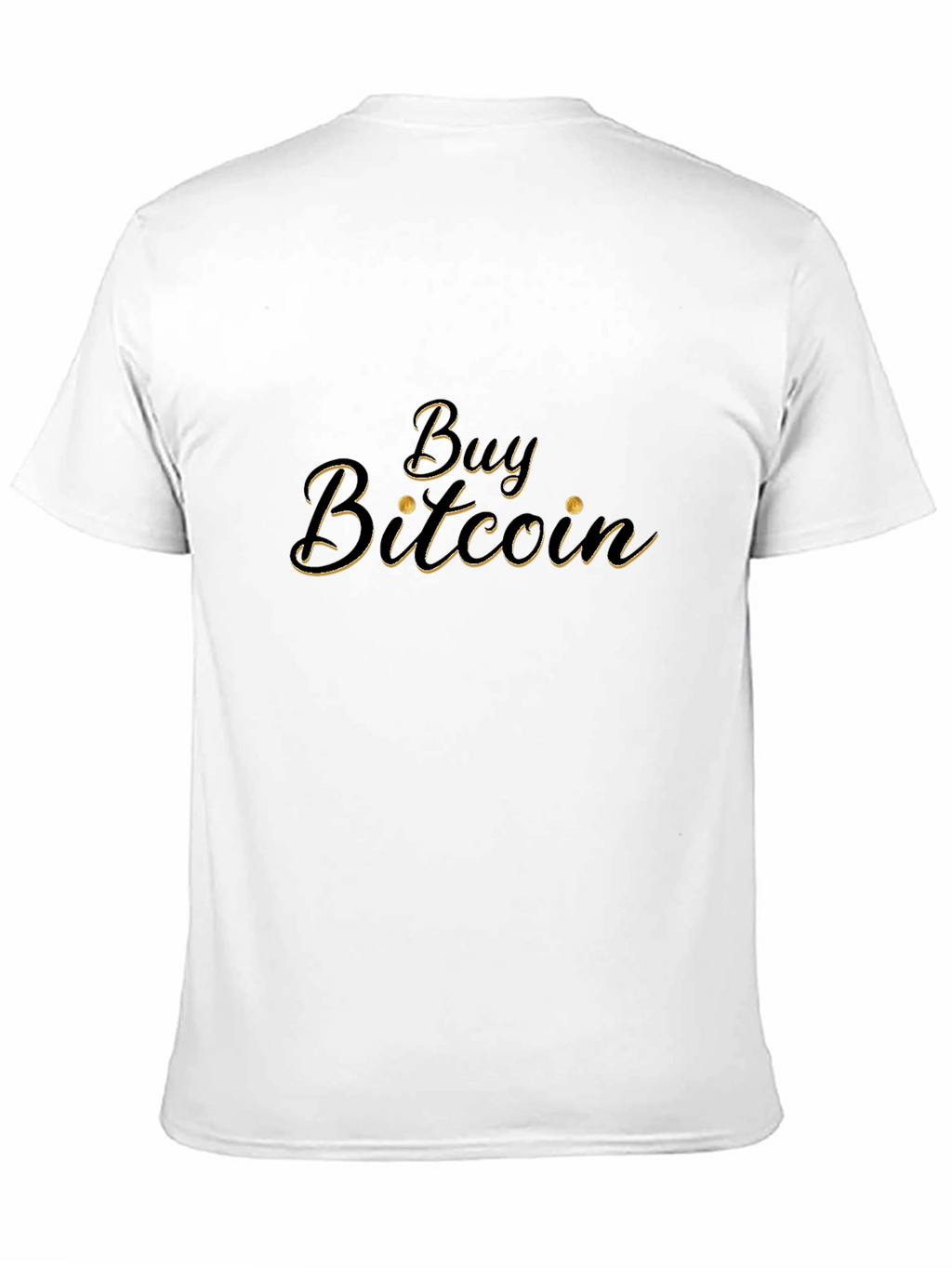 Camiseta Negra con Diseño Buy Bitcoin