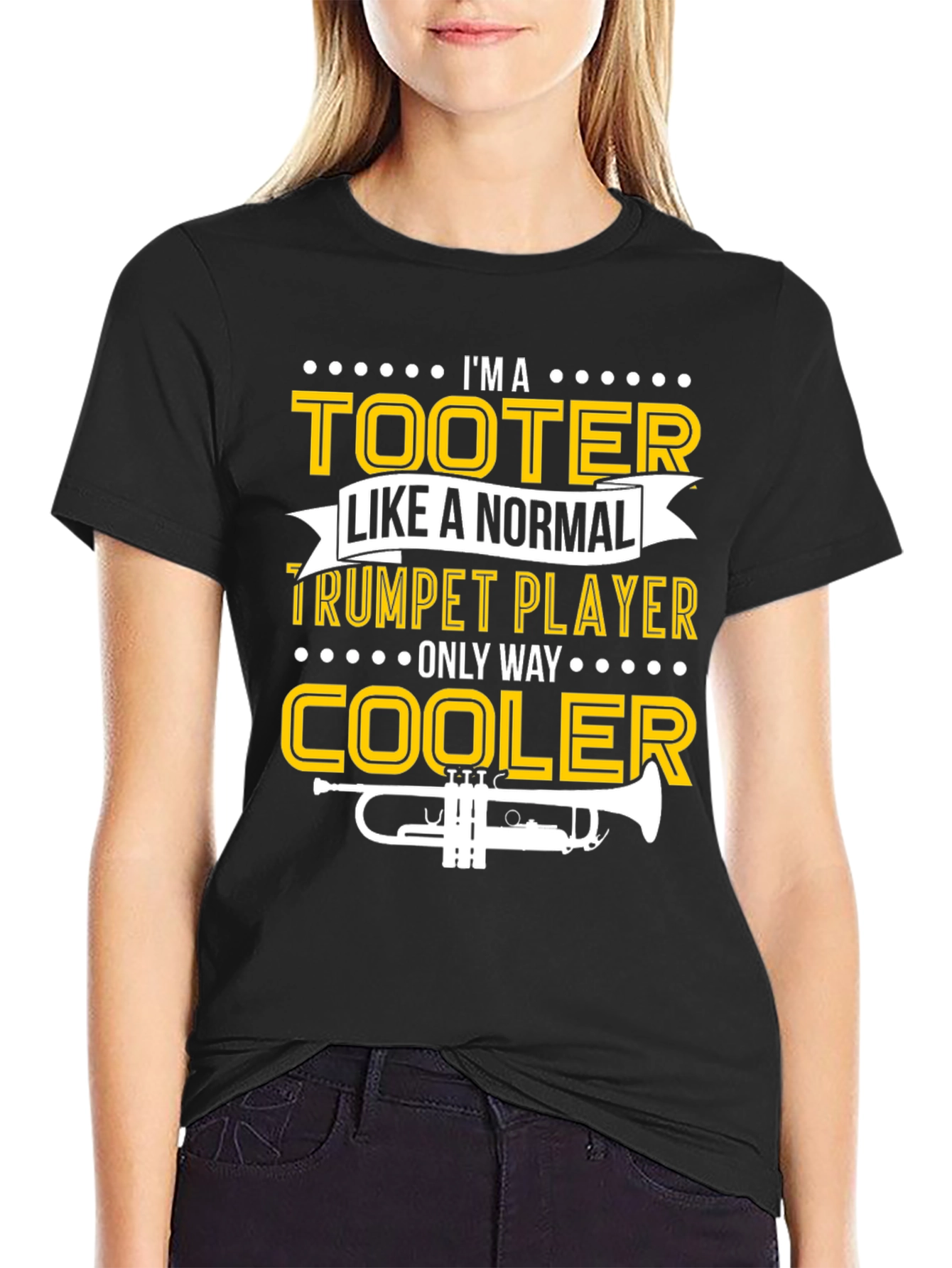 Camiseta Divertida de Trompeta - ¡Más Cool Que Normal!