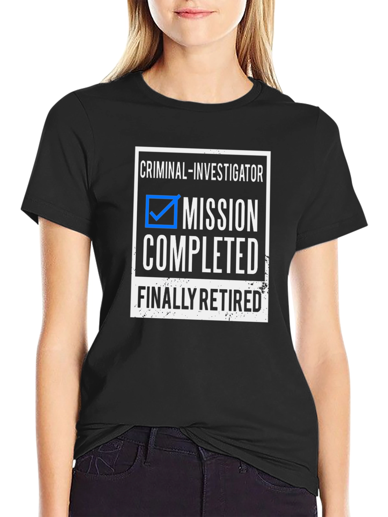 Camiseta Criminal Investigator Mission Completed Retired