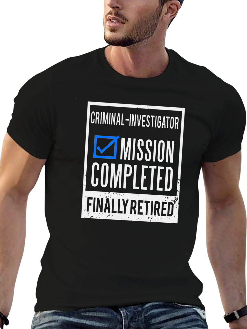 Camiseta Criminal Investigator Mission Completed Retired