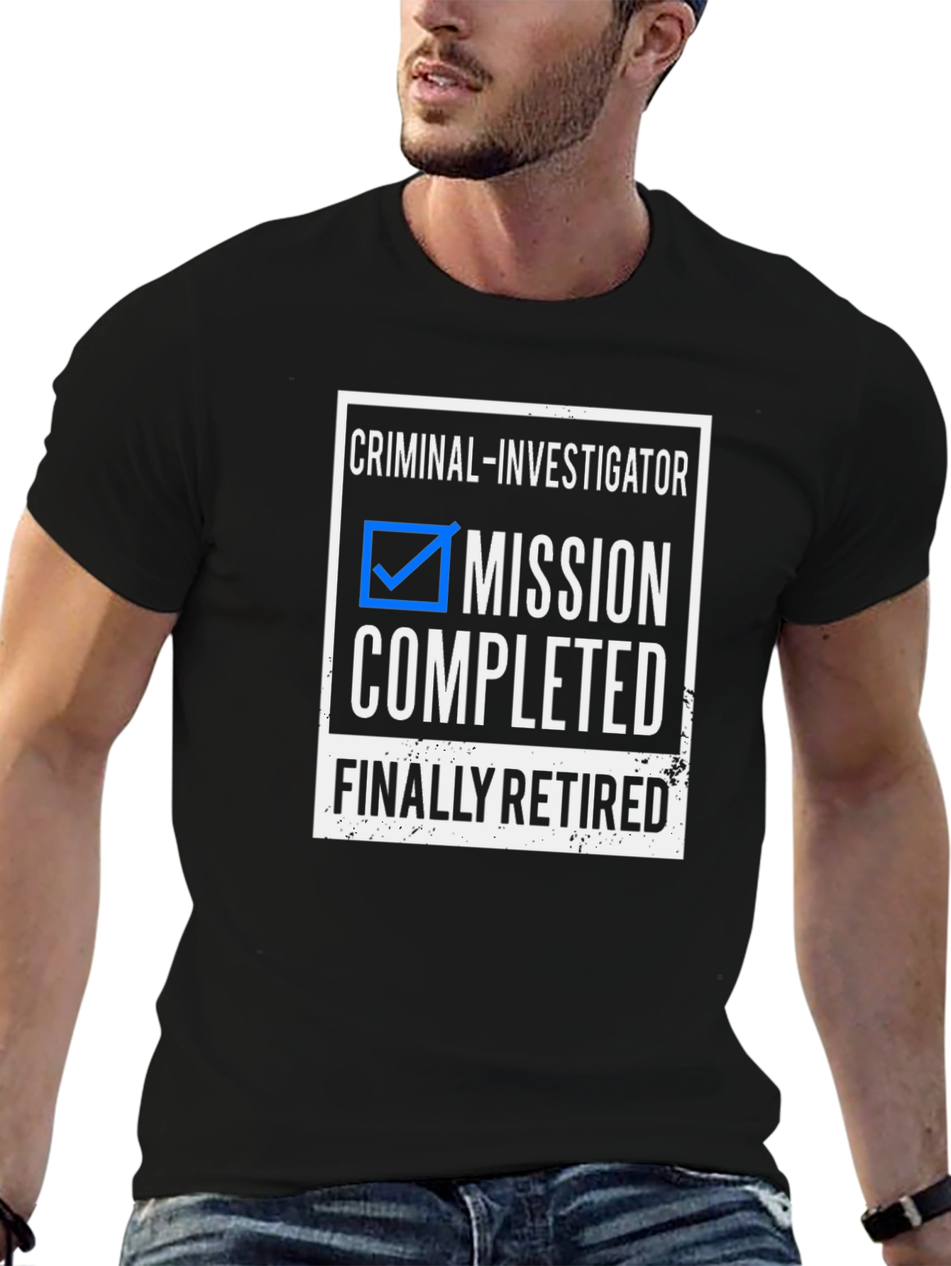 Camiseta Criminal Investigator Mission Completed Retired