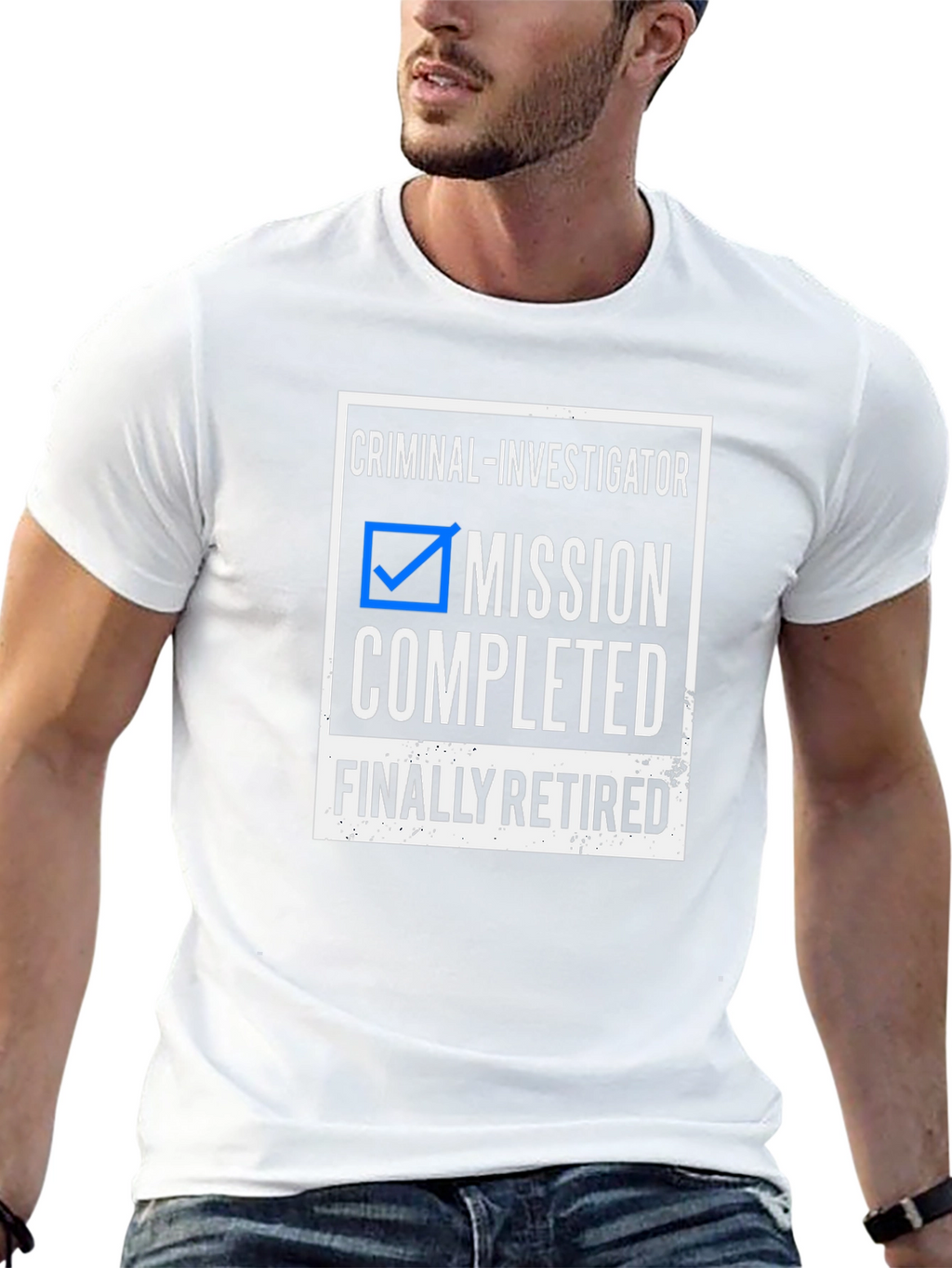 Camiseta Criminal Investigator Mission Completed Retired