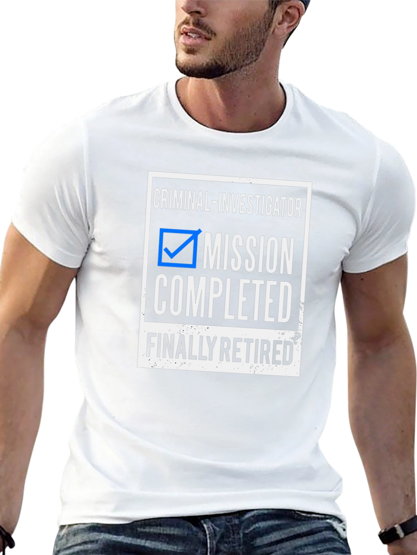 Camiseta Criminal Investigator Mission Completed Retired