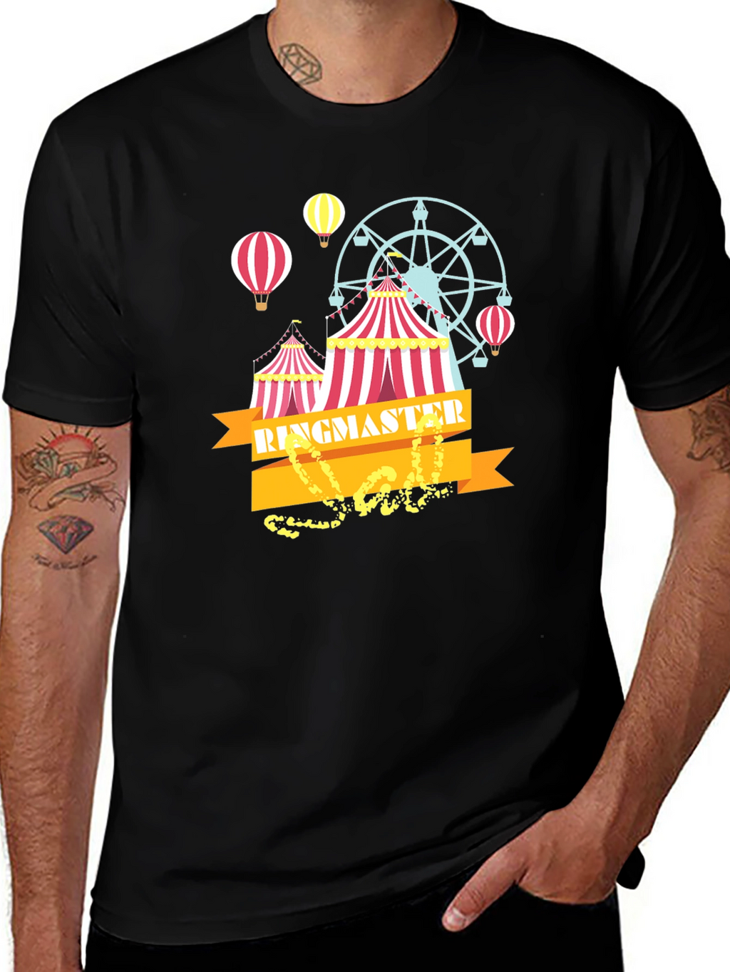 Camiseta Circo Ringmaster - Estilo Único