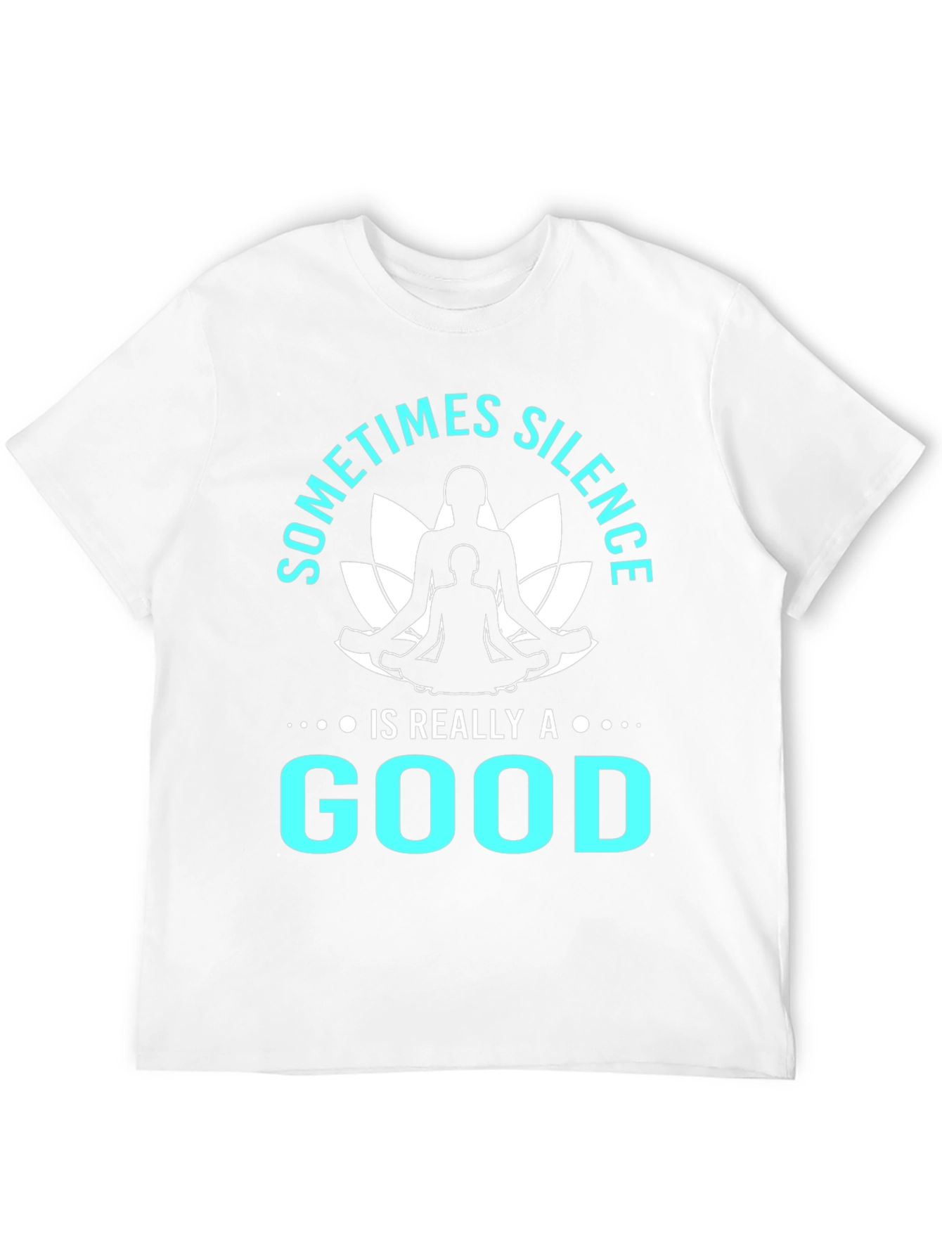 Camiseta Negra A veces el silencio es bueno