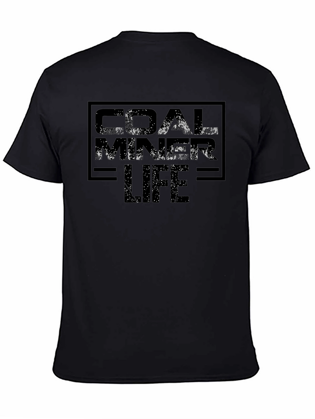 Camiseta Negra Coal Miner Life