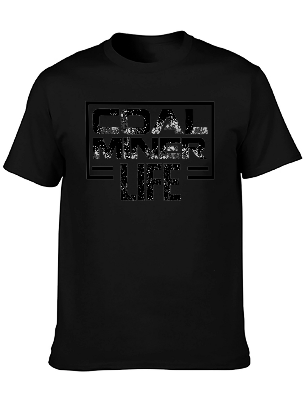 Camiseta Negra Coal Miner Life