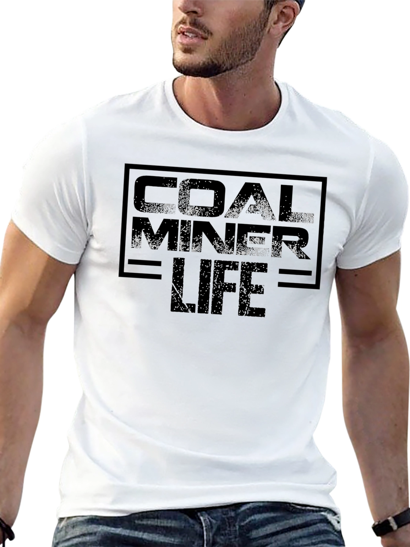 Camiseta Negra Coal Miner Life