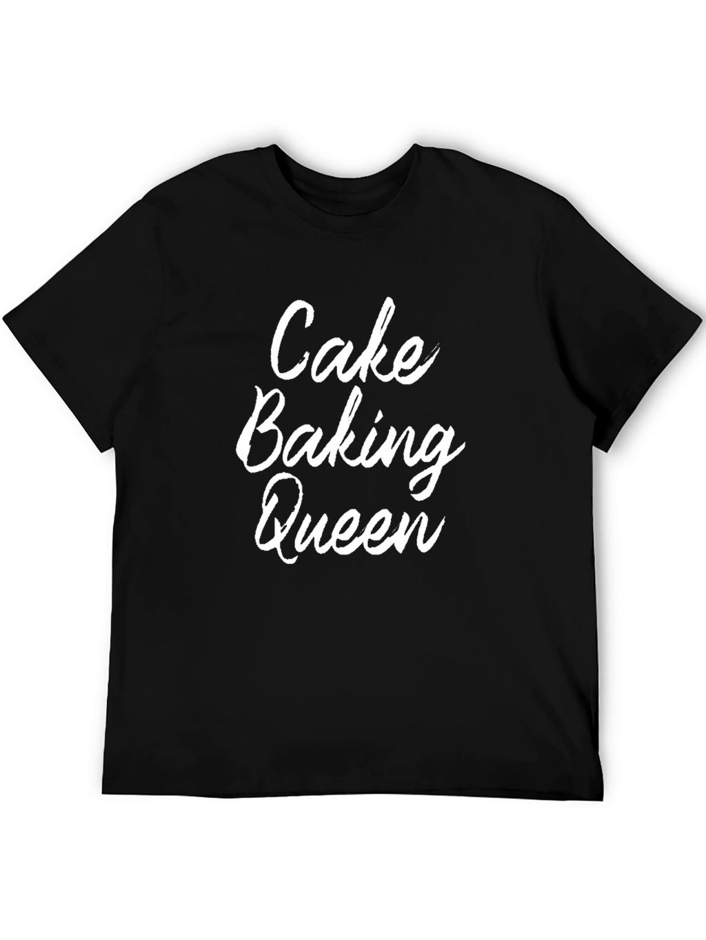 Camiseta Negra Cake Baking Queen