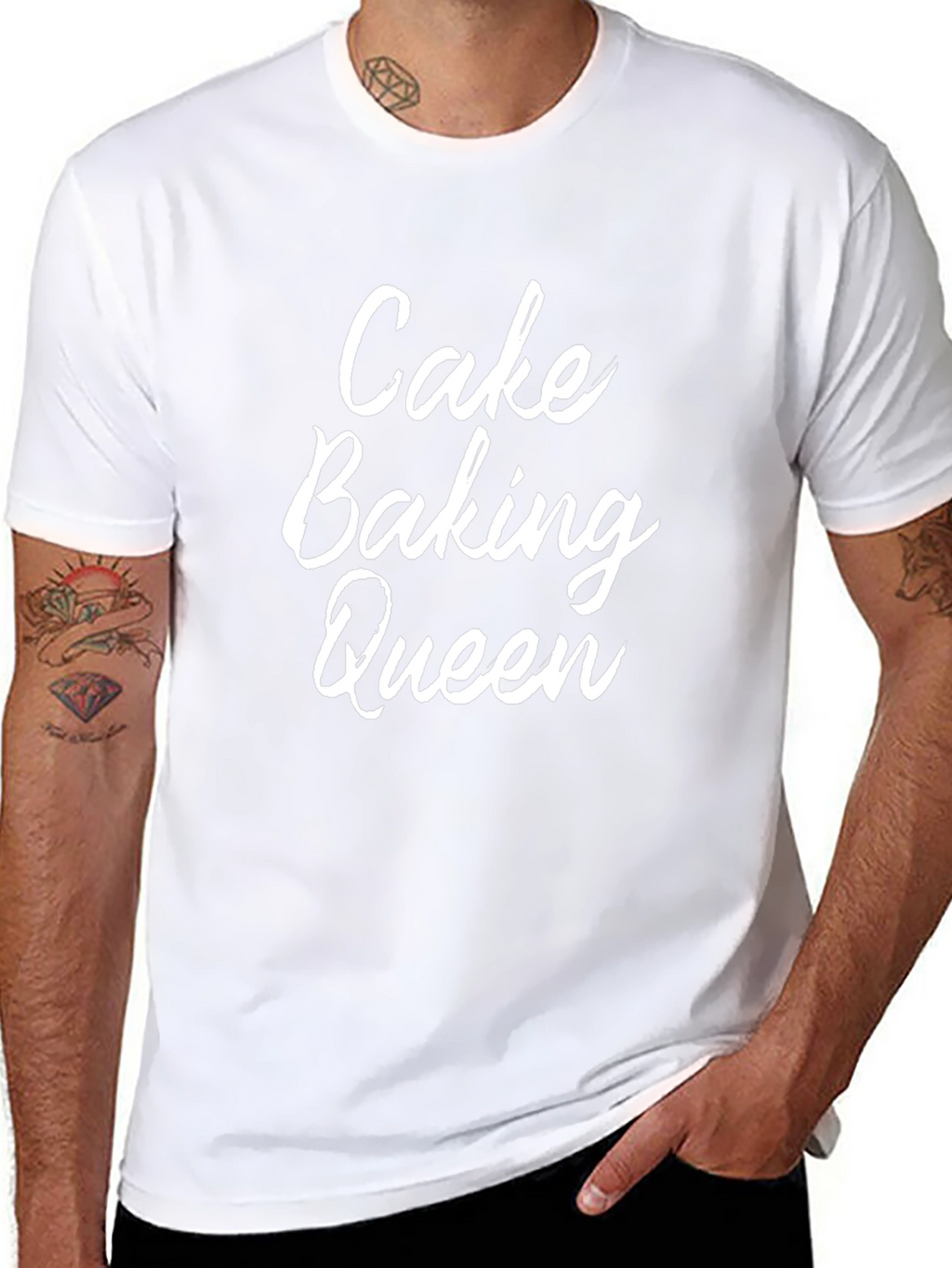 Camiseta Negra Cake Baking Queen