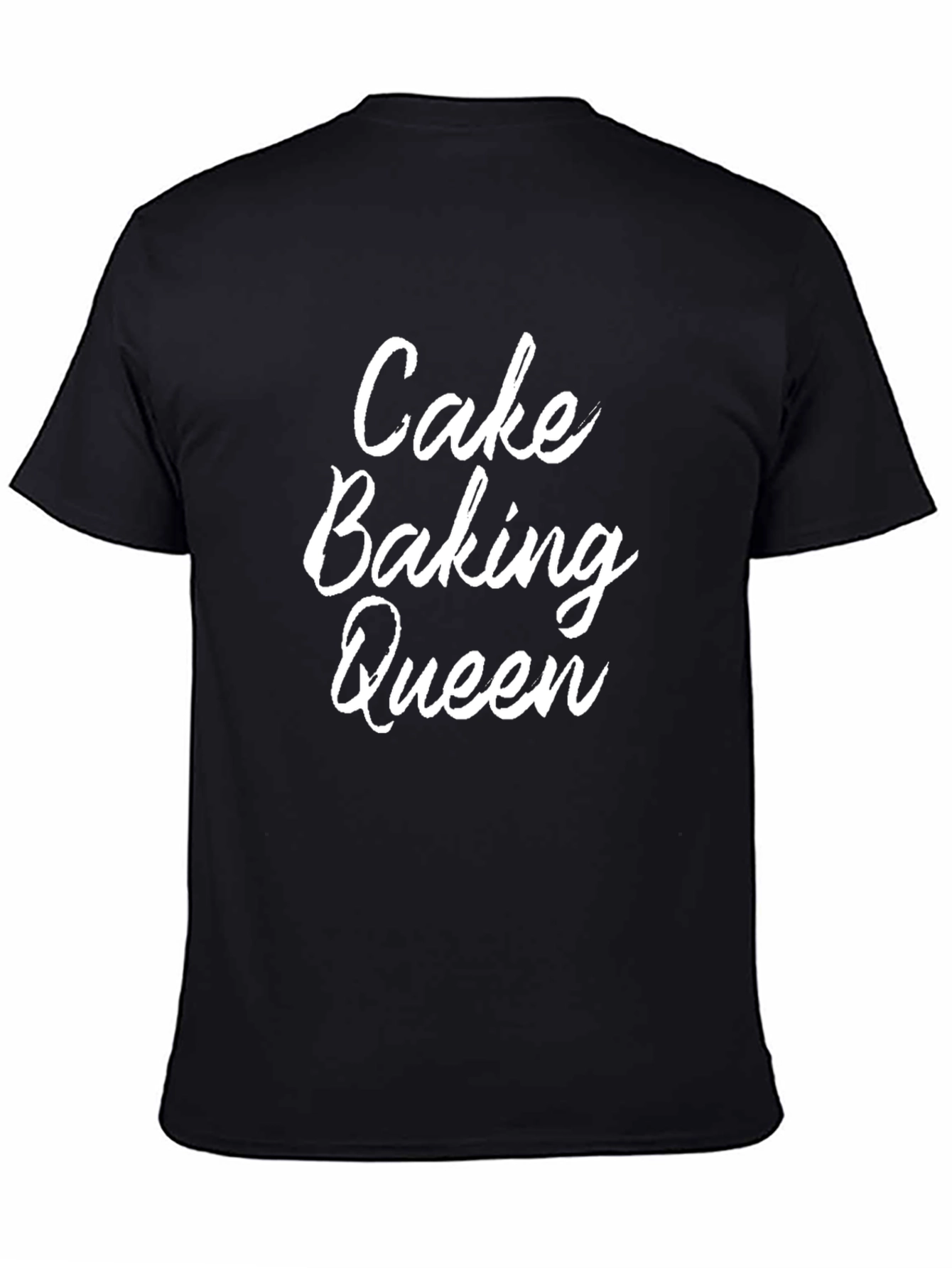 Camiseta Negra Cake Baking Queen