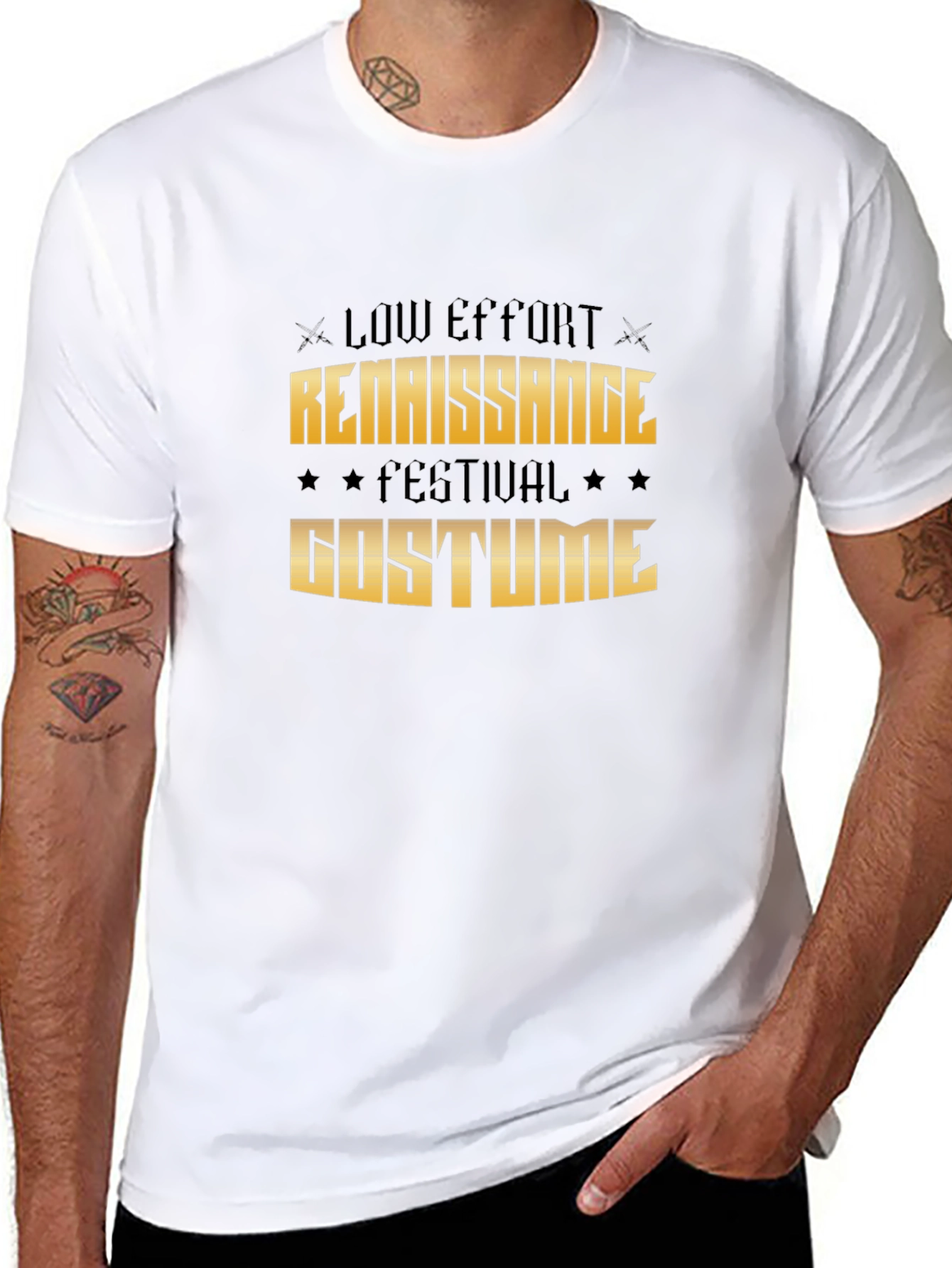 Camiseta Disfraz Renacentista Festival Bajo Esfuerzo