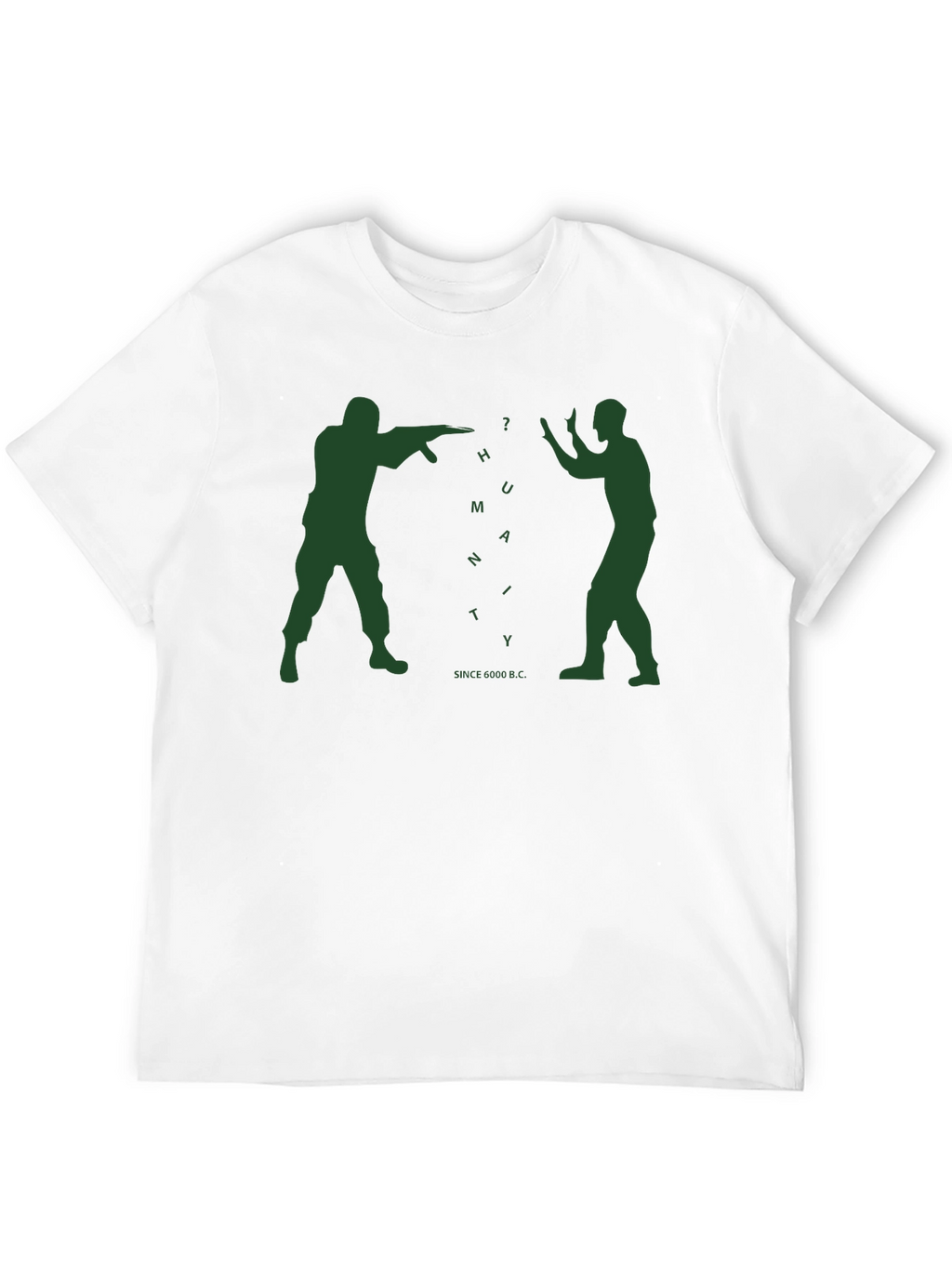 Camiseta Hombre: ¿Humanidad? Diseño Original