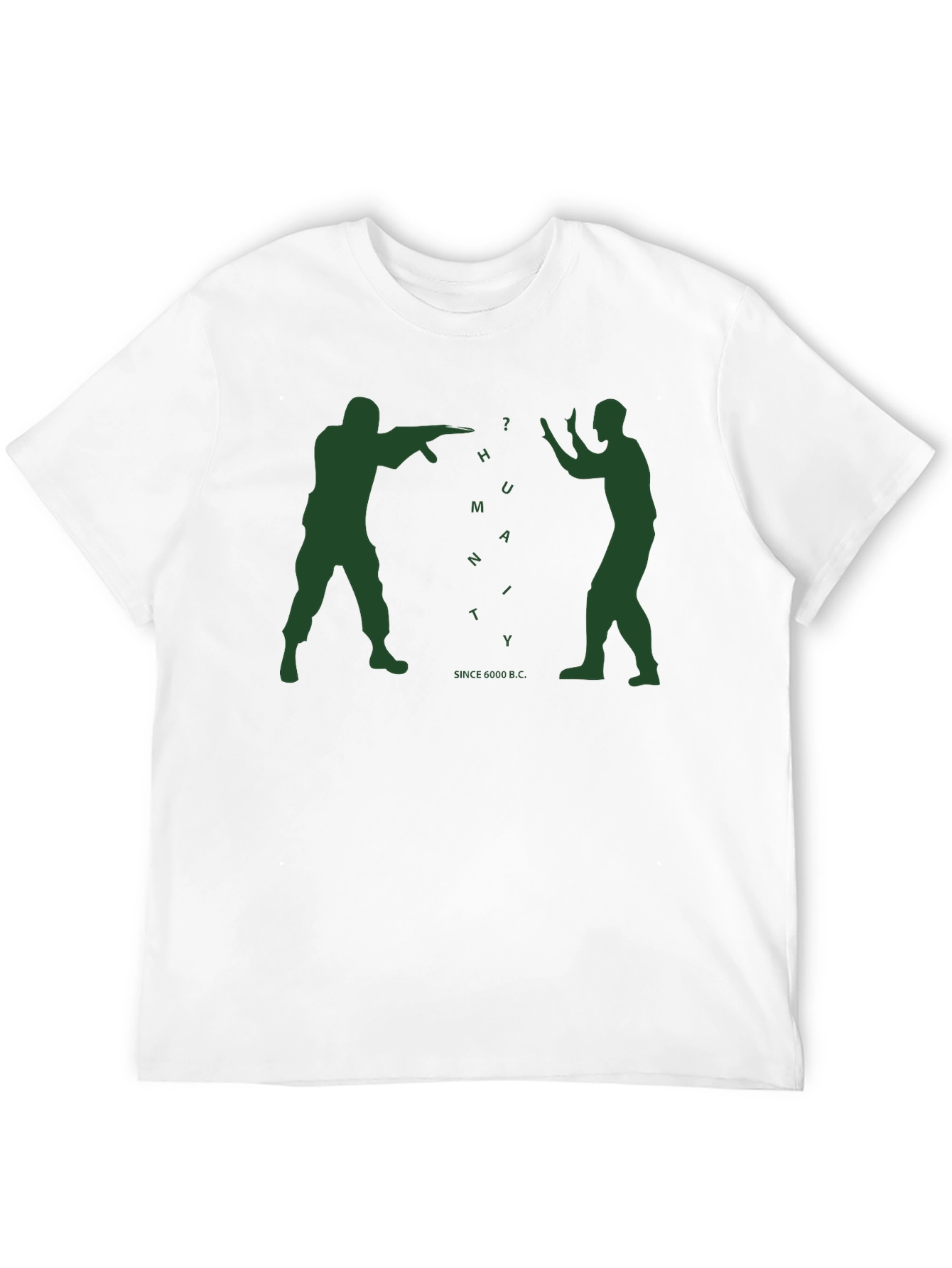 Camiseta Hombre: ¿Humanidad? Diseño Original