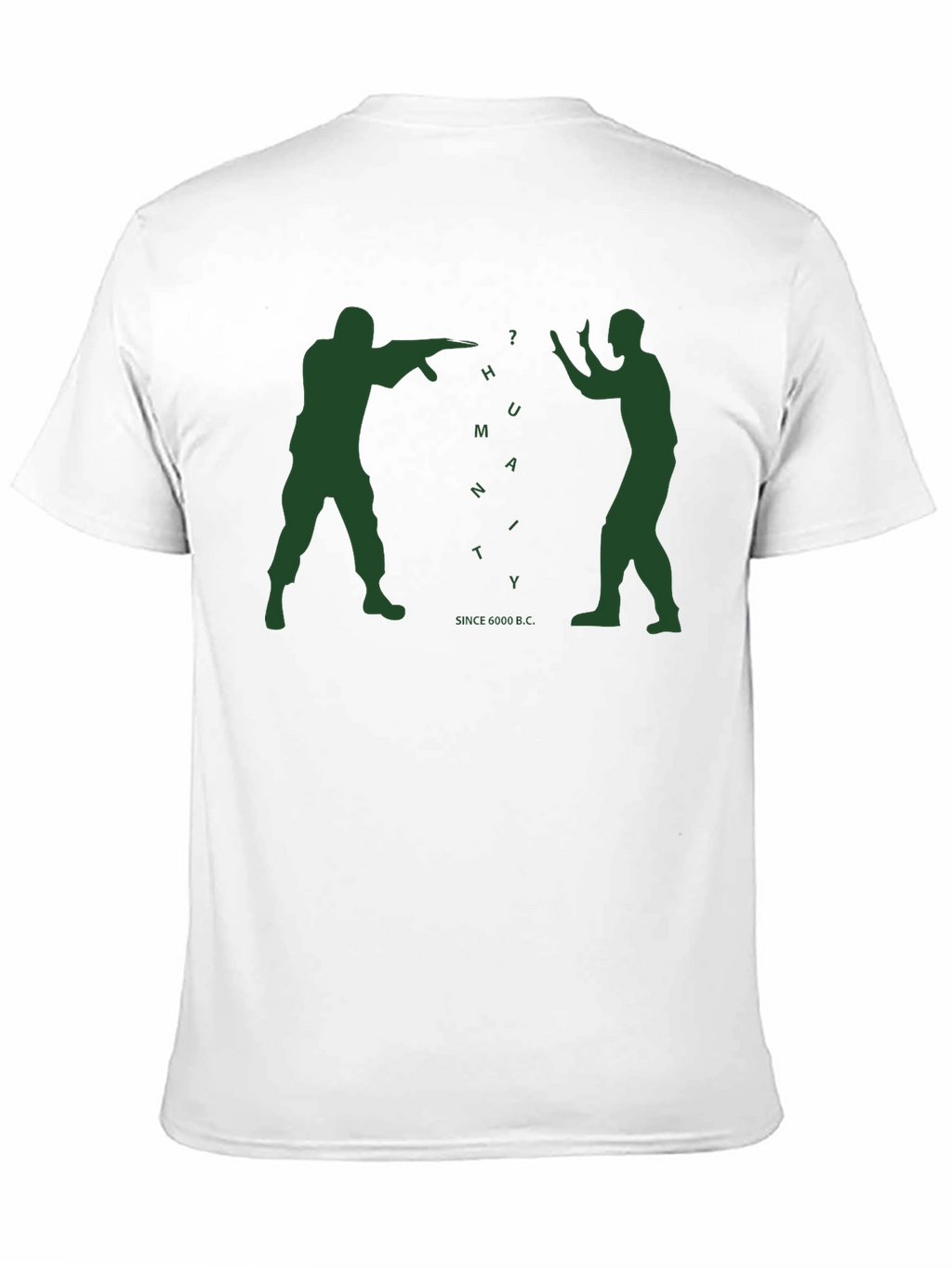 Camiseta Hombre: ¿Humanidad? Diseño Original