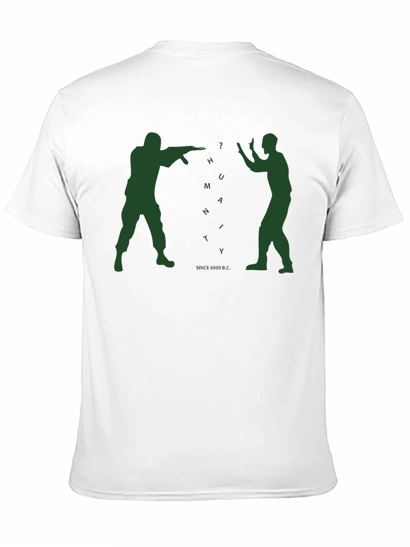 Camiseta Hombre: ¿Humanidad? Diseño Original