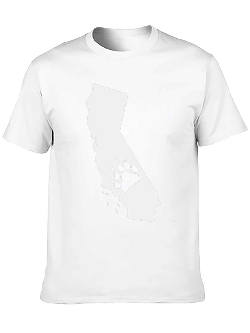 Camiseta Negra California Bear Paw