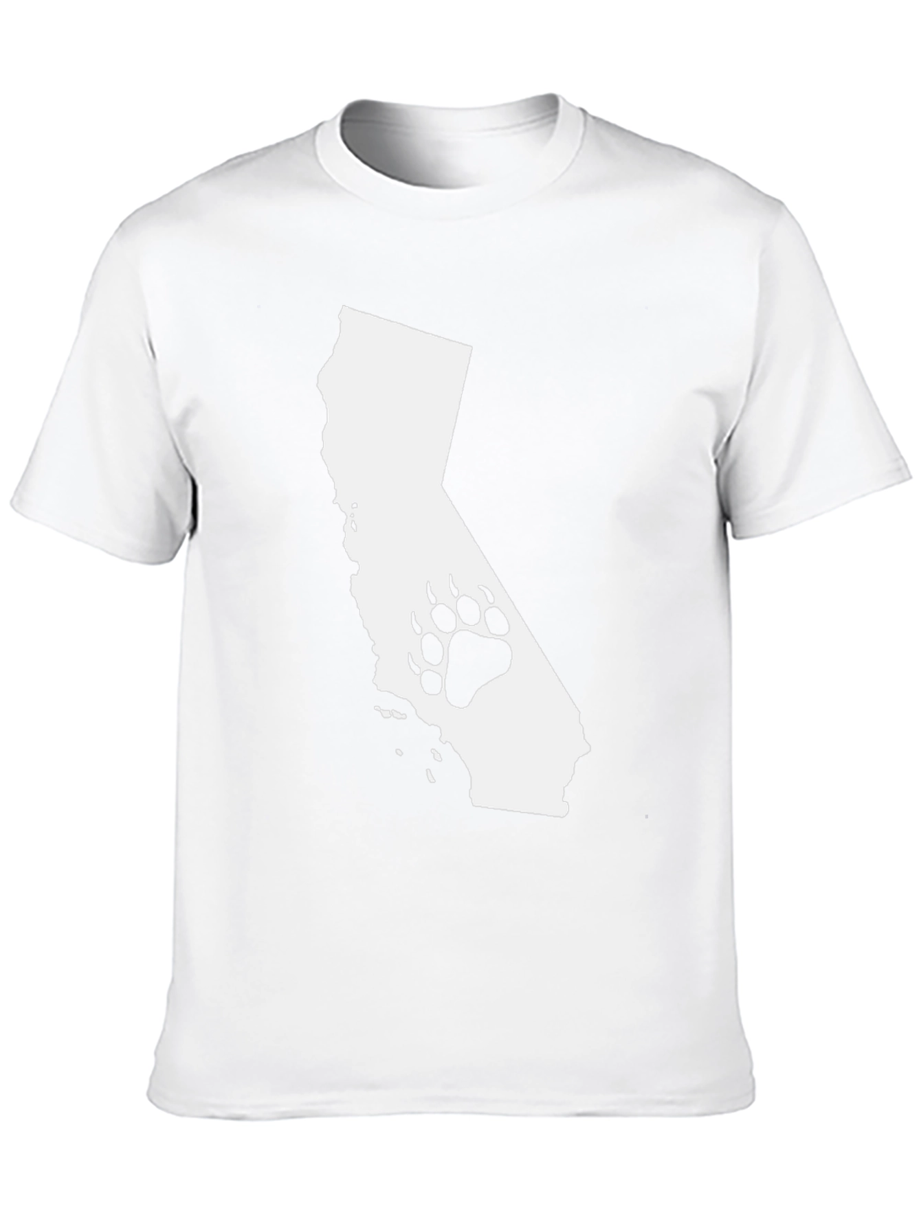 Camiseta Negra California Bear Paw