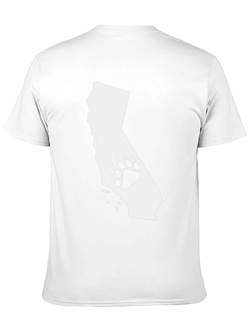 Camiseta Negra California Bear Paw