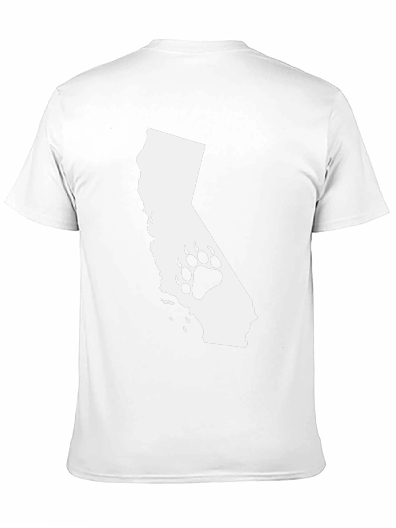 Camiseta Negra California Bear Paw