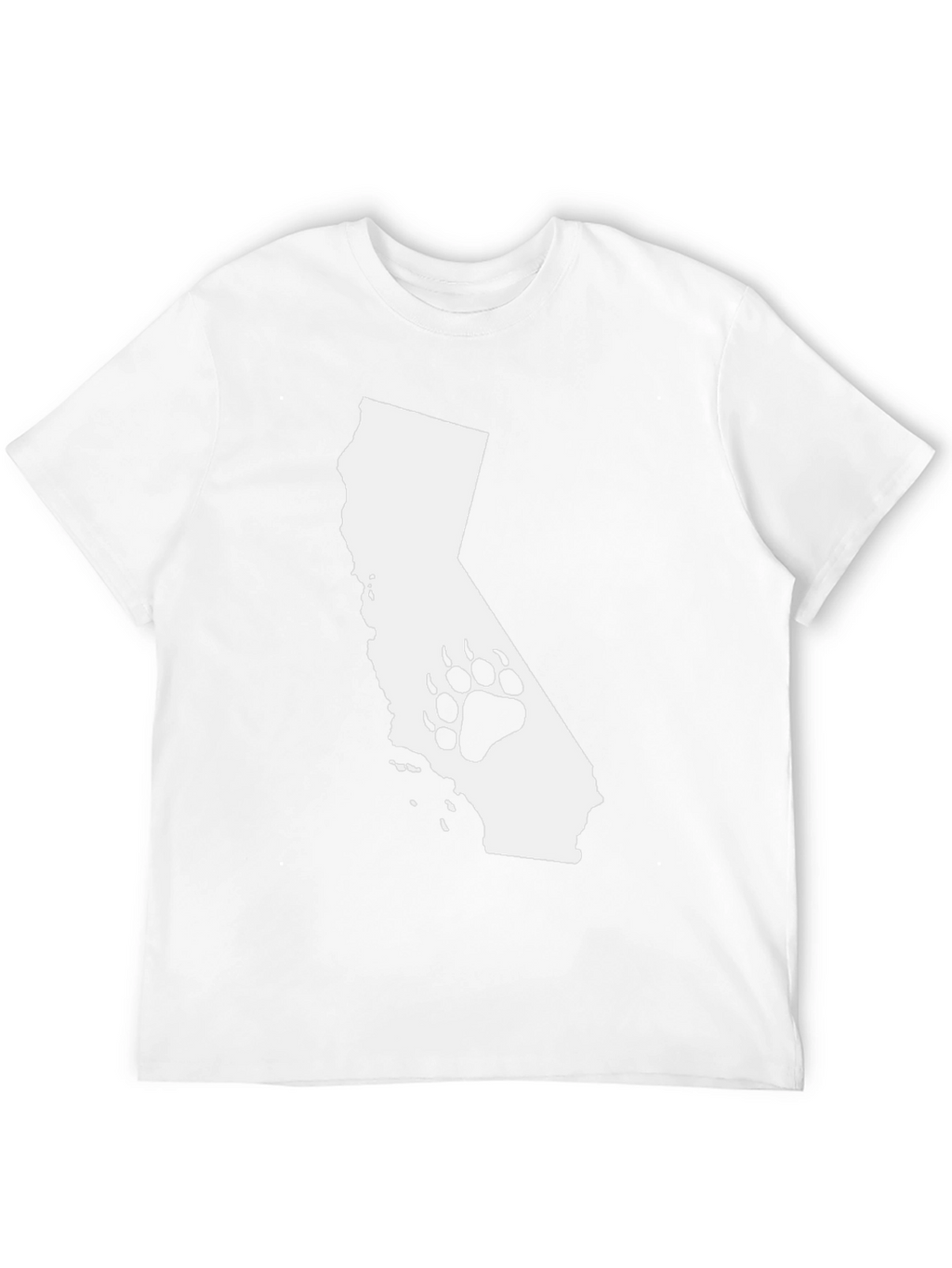 Camiseta Negra California Bear Paw