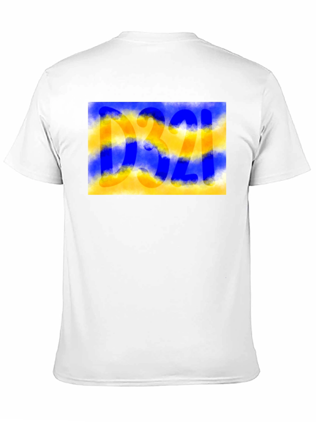 Camiseta Negra con Diseño Abstracto D321