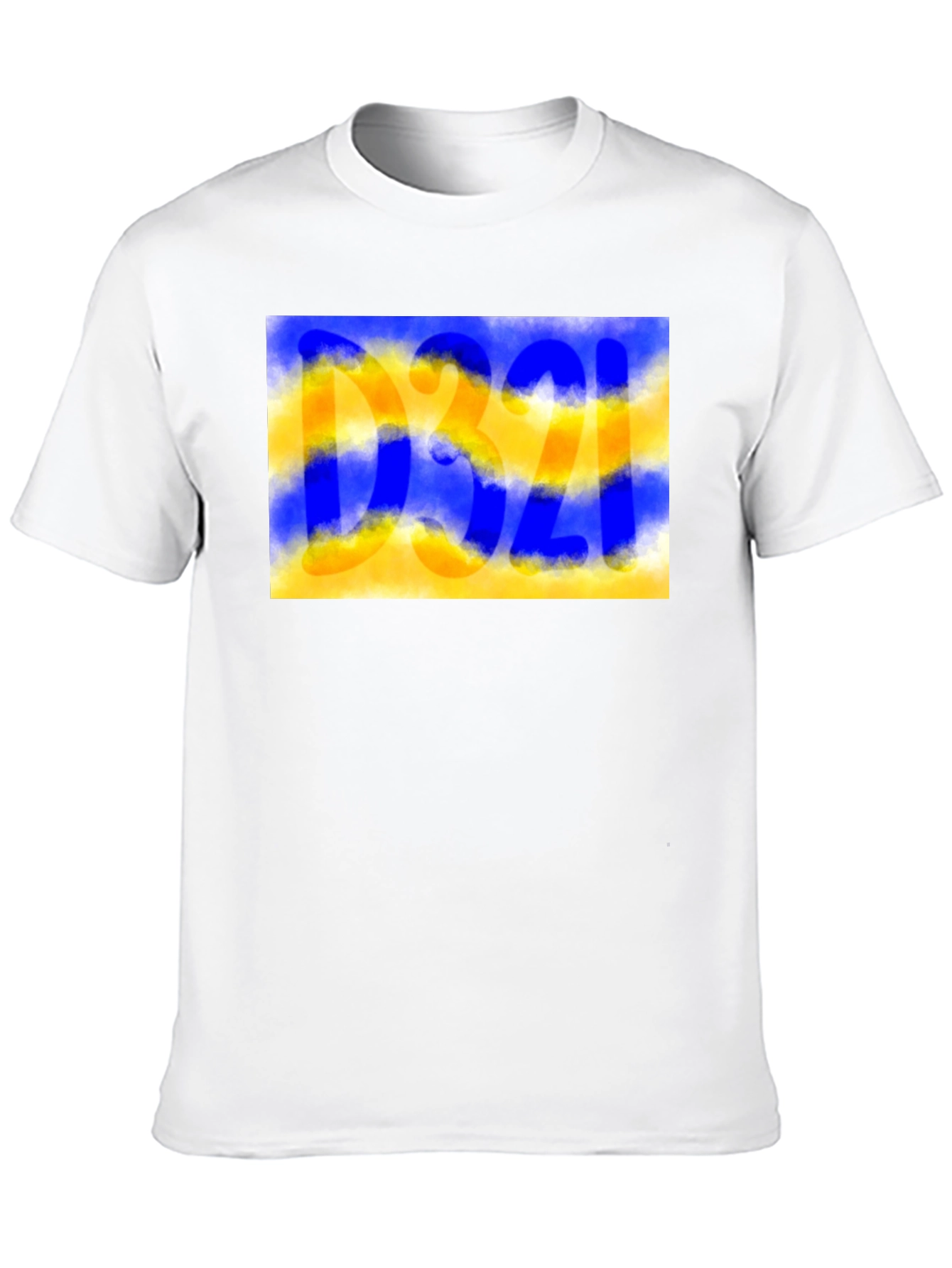 Camiseta Negra con Diseño Abstracto D321