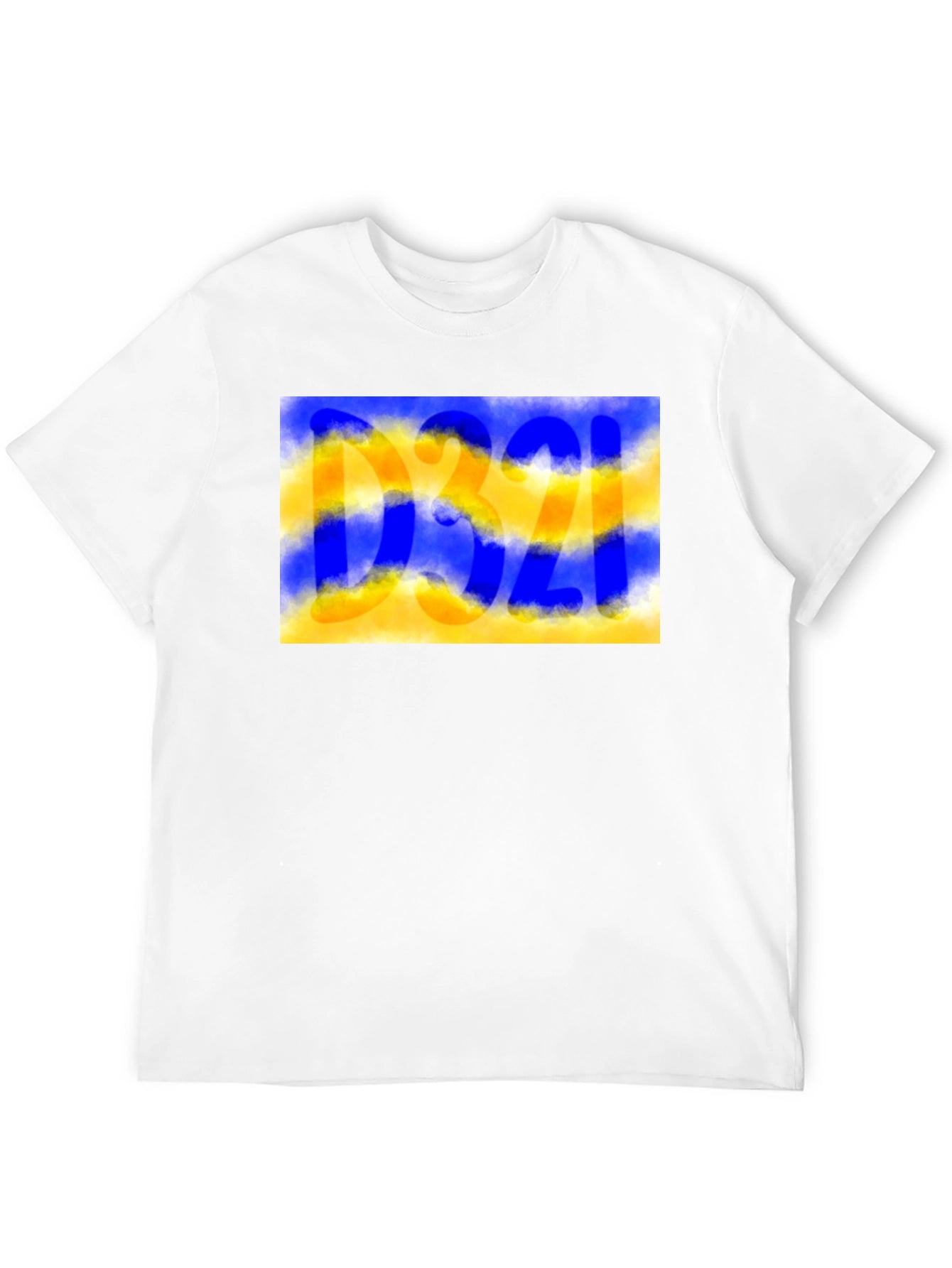 Camiseta Negra con Diseño Abstracto D321