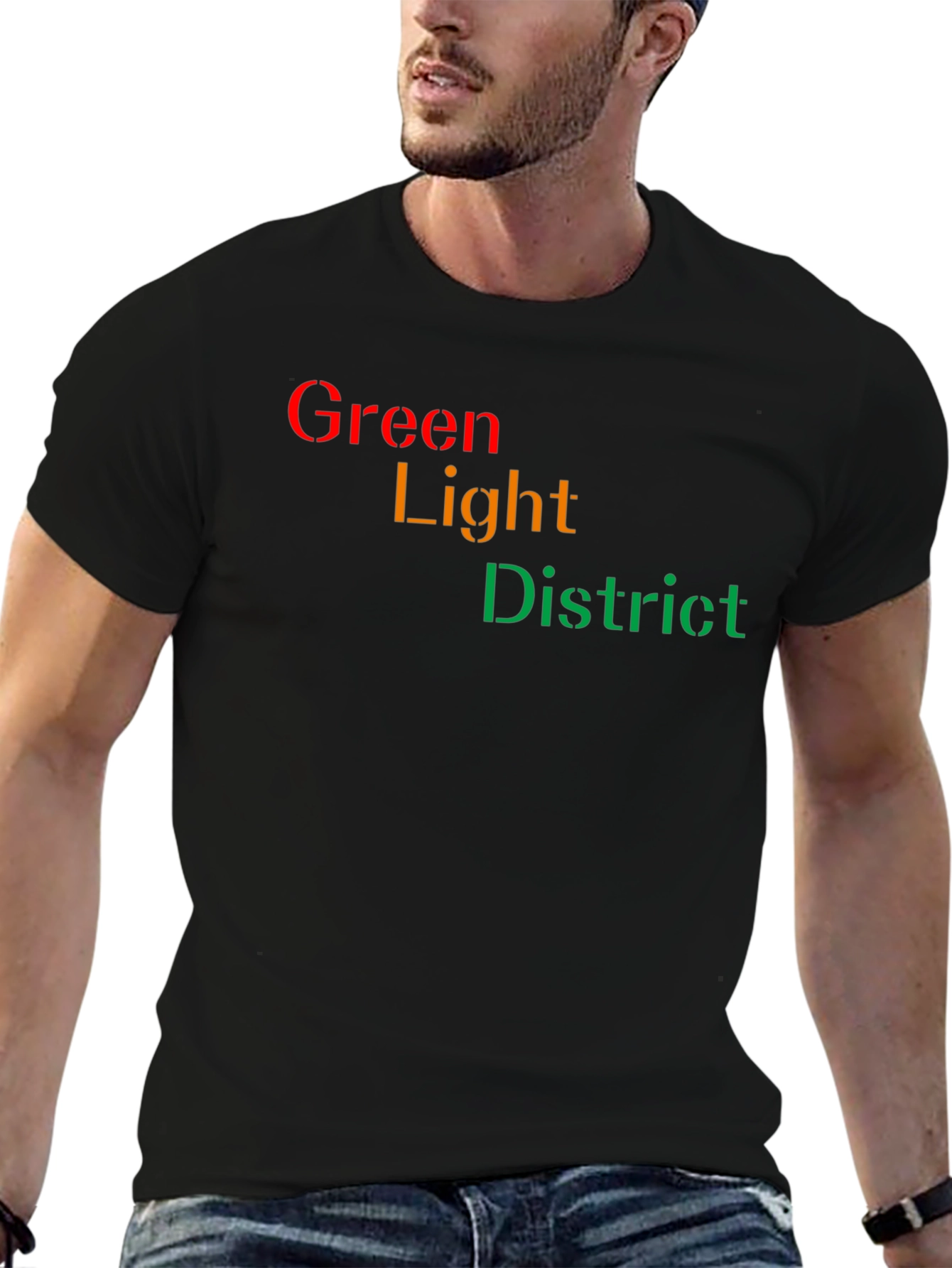 Camiseta Green Light District para Hombre